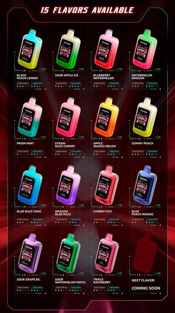 spaceman nebula 25k plus flavors