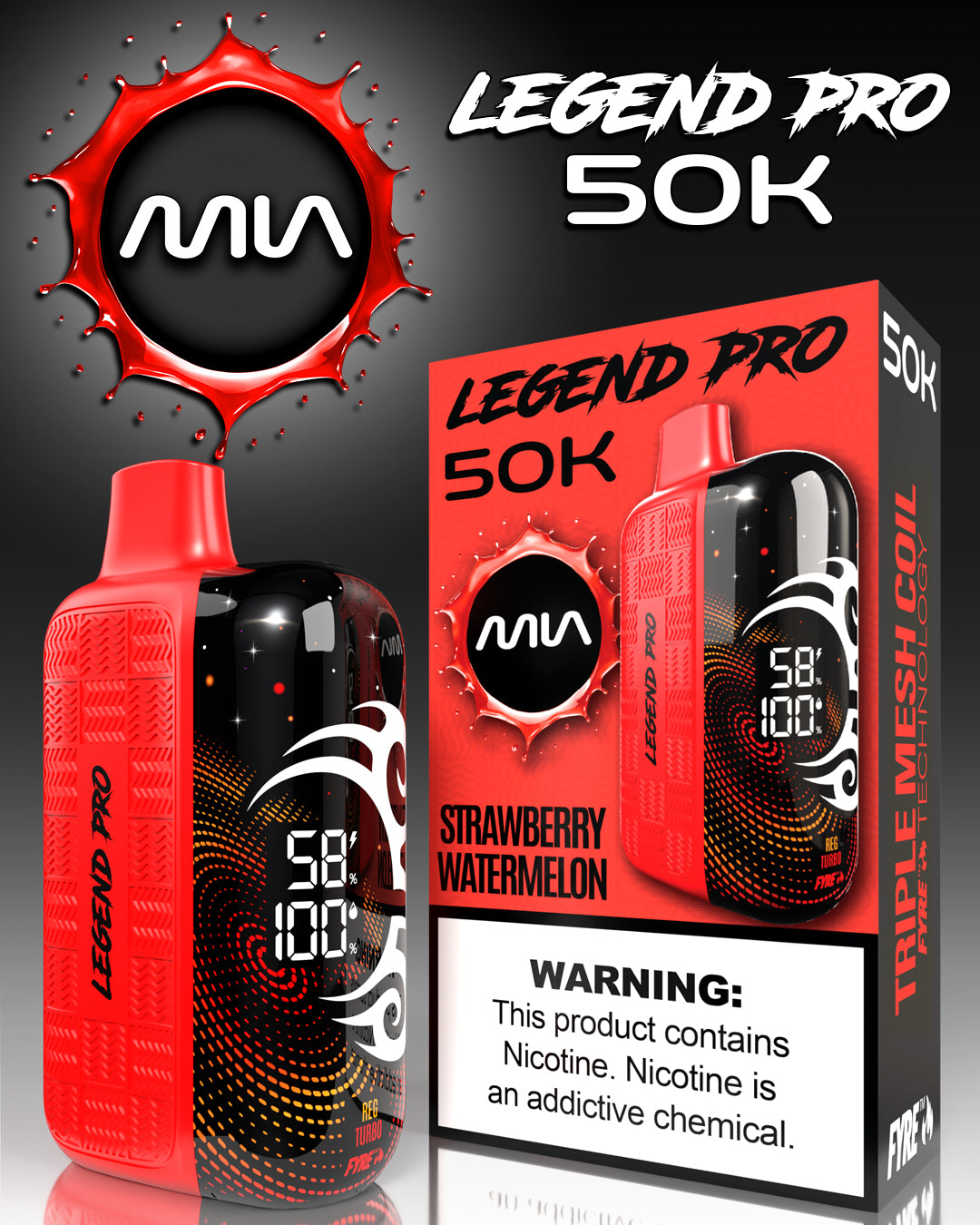 Tyson Vapes MIA Legend Pro 50K Disposable Vape Review