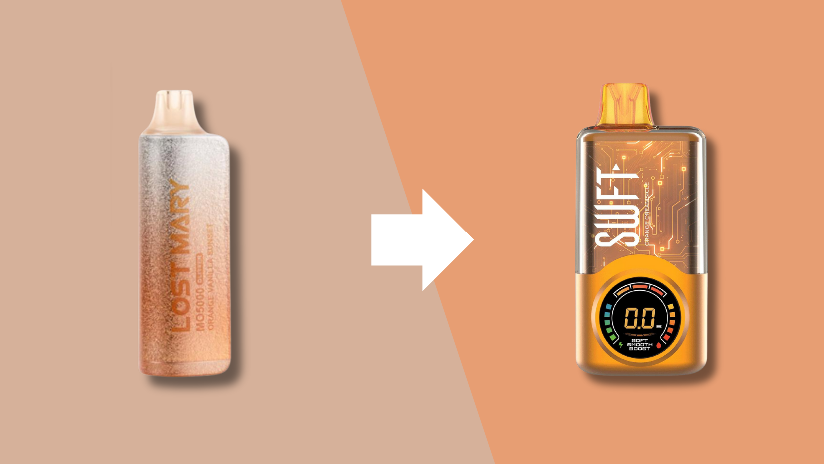 Lost Mary Orange Vanilla Sunset Replacement Orange Creamsicle SWFT Meta 30K
