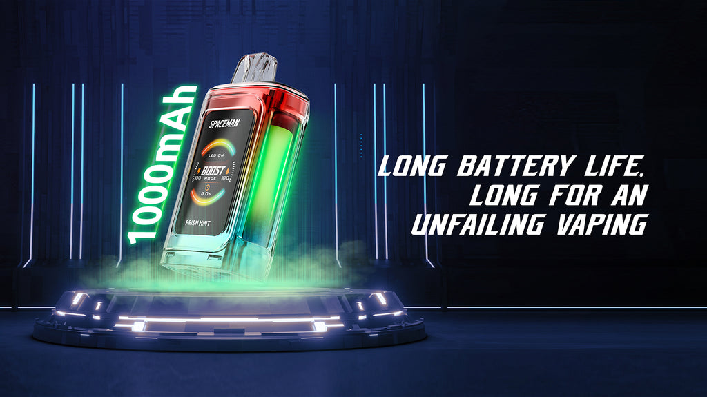 SMOK Spaceman PRISM 20k Disposable Vape Battery Life