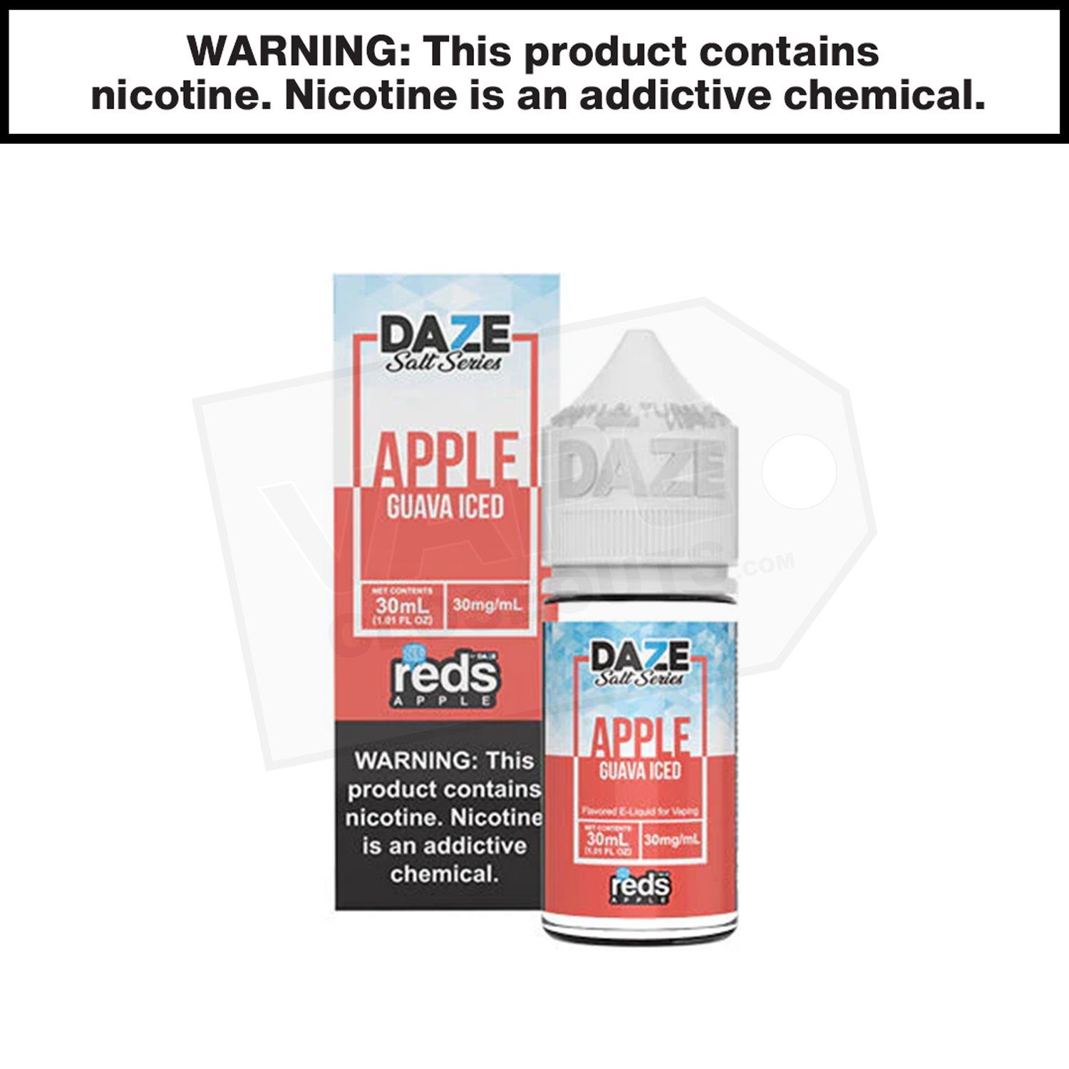 7 Daze Reds | Guava Iced - Nic Salt eJuice (30ml)