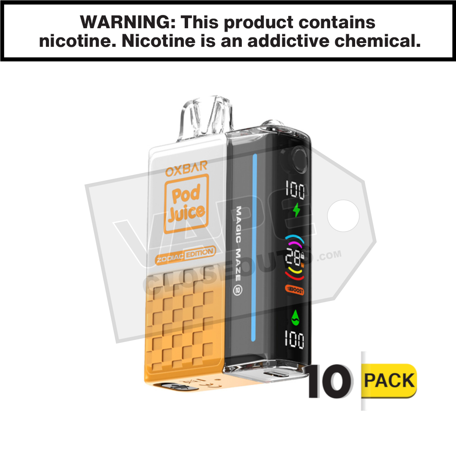 Blue Razzle Pop Oxbar Magic Maze 2 30K Disposable Vape — image 2