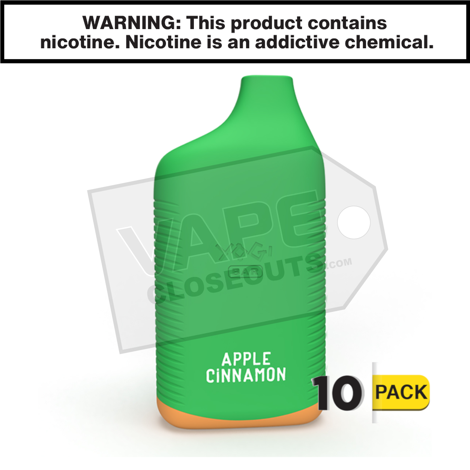 Apple Cinnamon Yogi Bar 8000 Puffs Disposable Vape — image 2