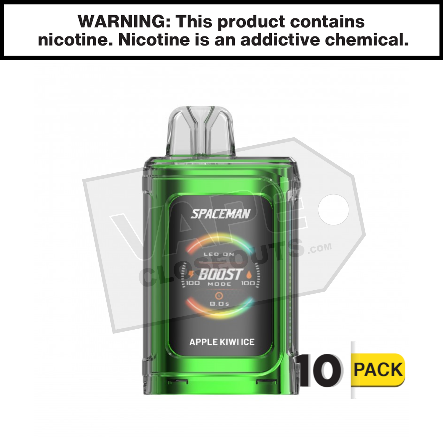 Apple Kiwi Ice Spaceman Prism 20k Disposable Vape — image 2