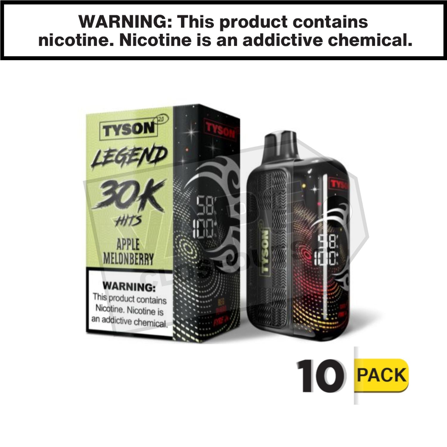 Apple Melonberry Tyson 2.0 Legend 30k Disposable Vape — image 2
