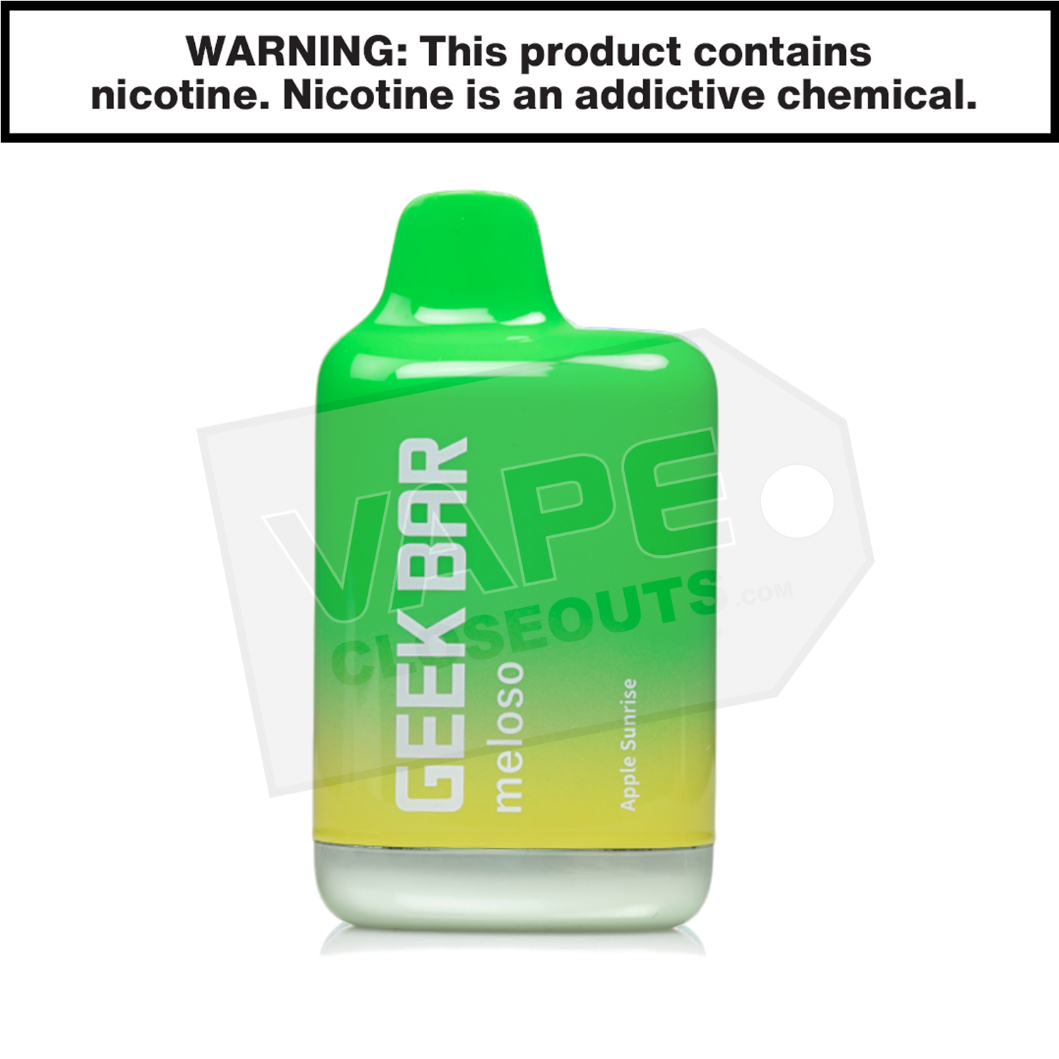 Apple Sunrise Geek Bar Meloso Max Disposable Vape