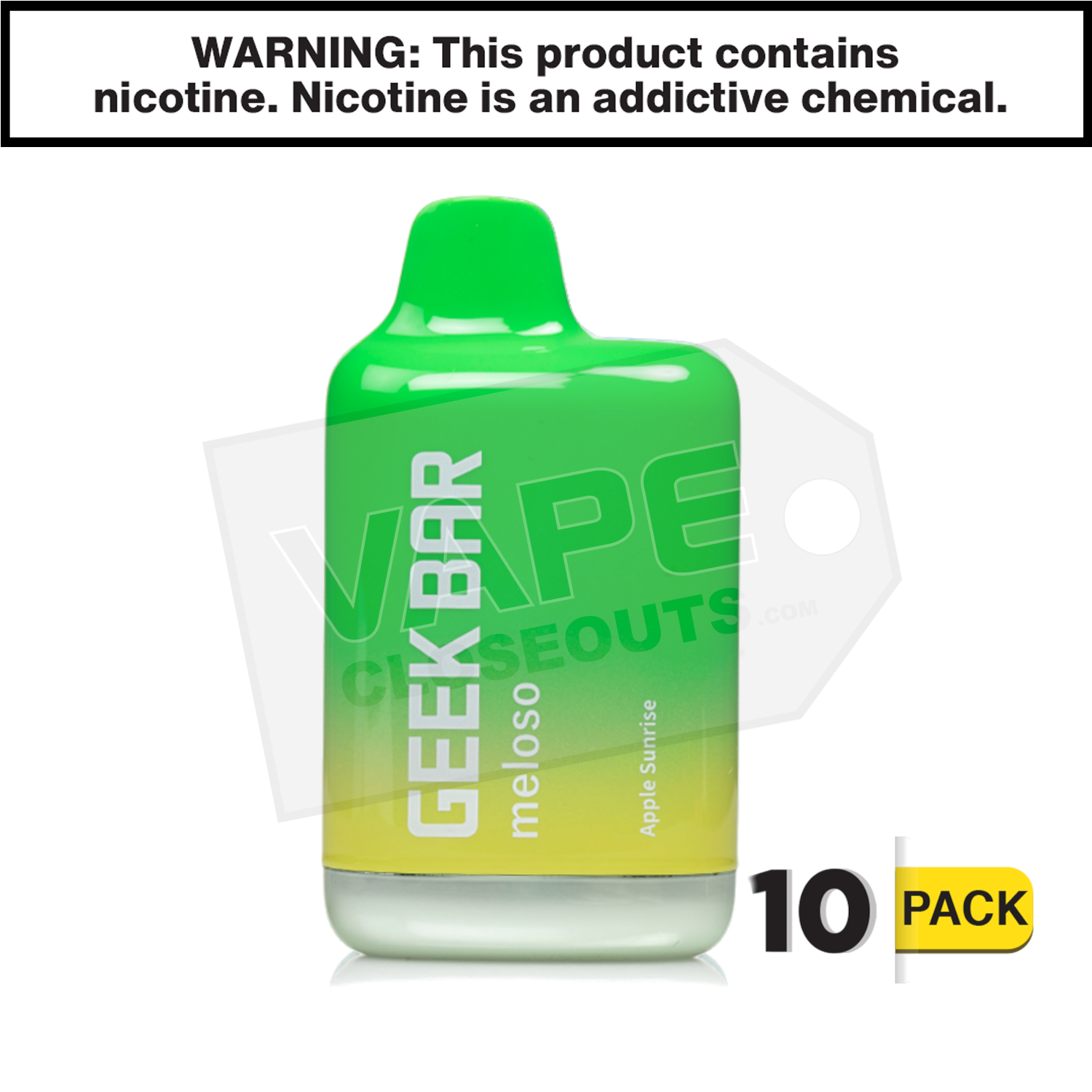 Apple Sunrise Geek Bar Meloso Max Disposable Vape — image 2