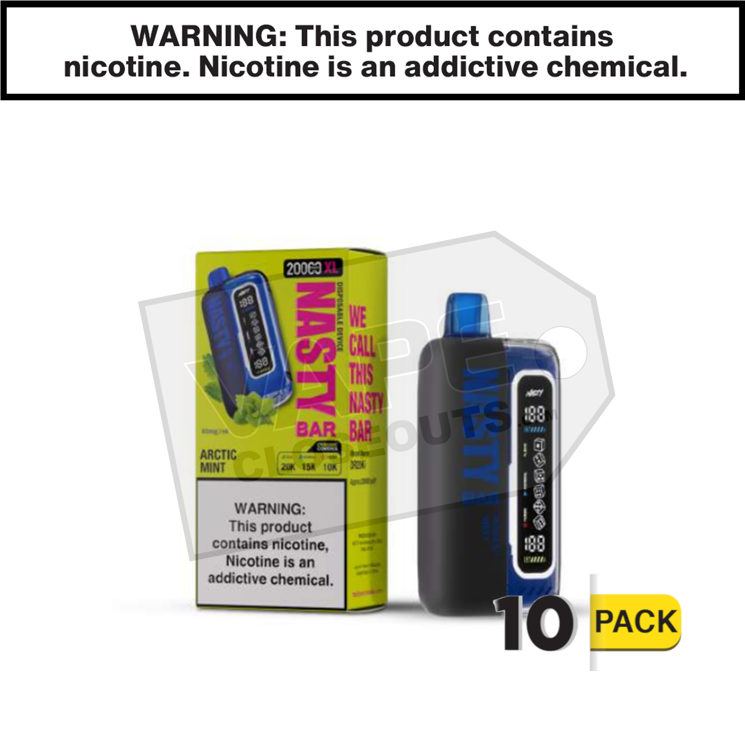 Arctic Mint Nasty Bar XL 20K Disposable Vape — image 2