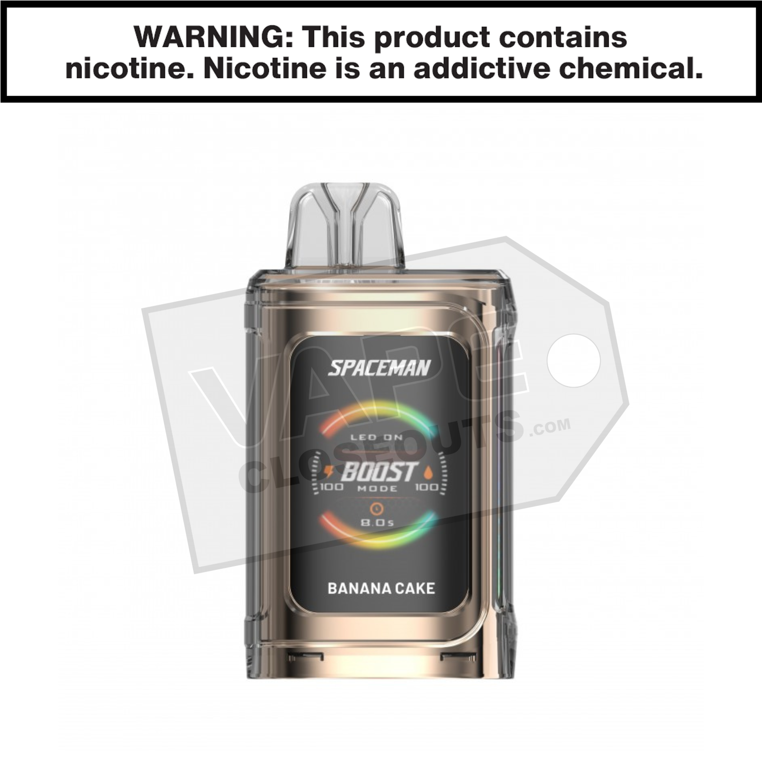 Banana Cake Spaceman Prism 20k Disposable Vape
