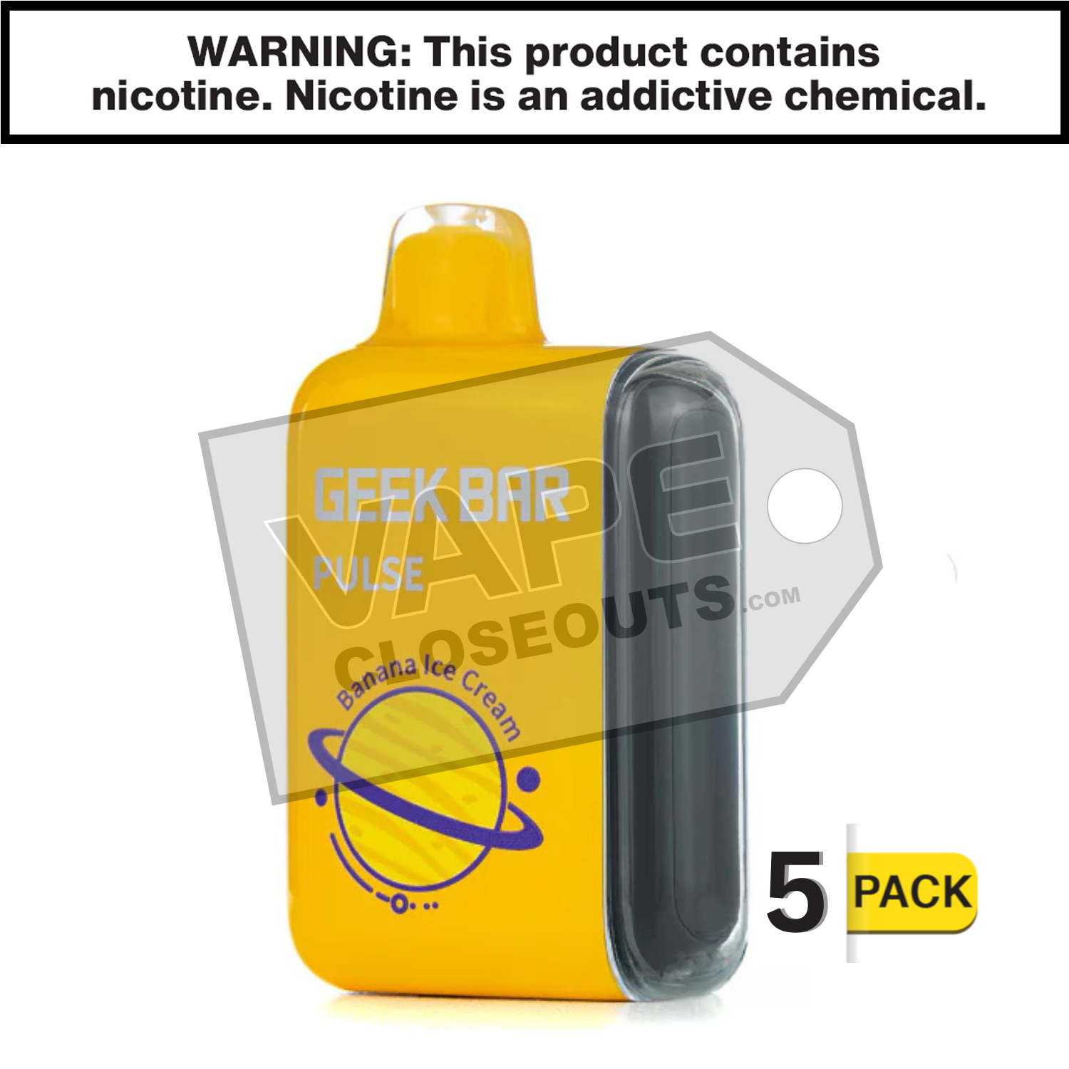 Banana Ice Cream Geek Bar Pulse Disposable Vape