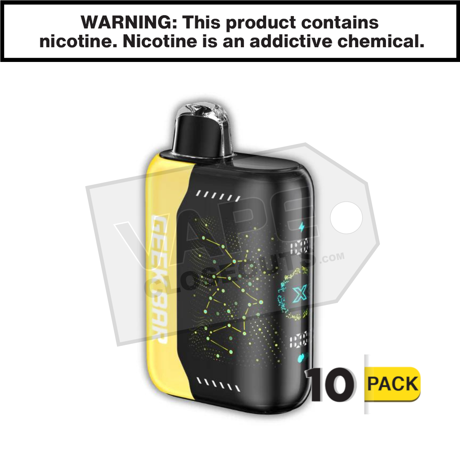 Banana Taffy Freeze Geek Bar Pulse X 25K Disposable Vape — image 2