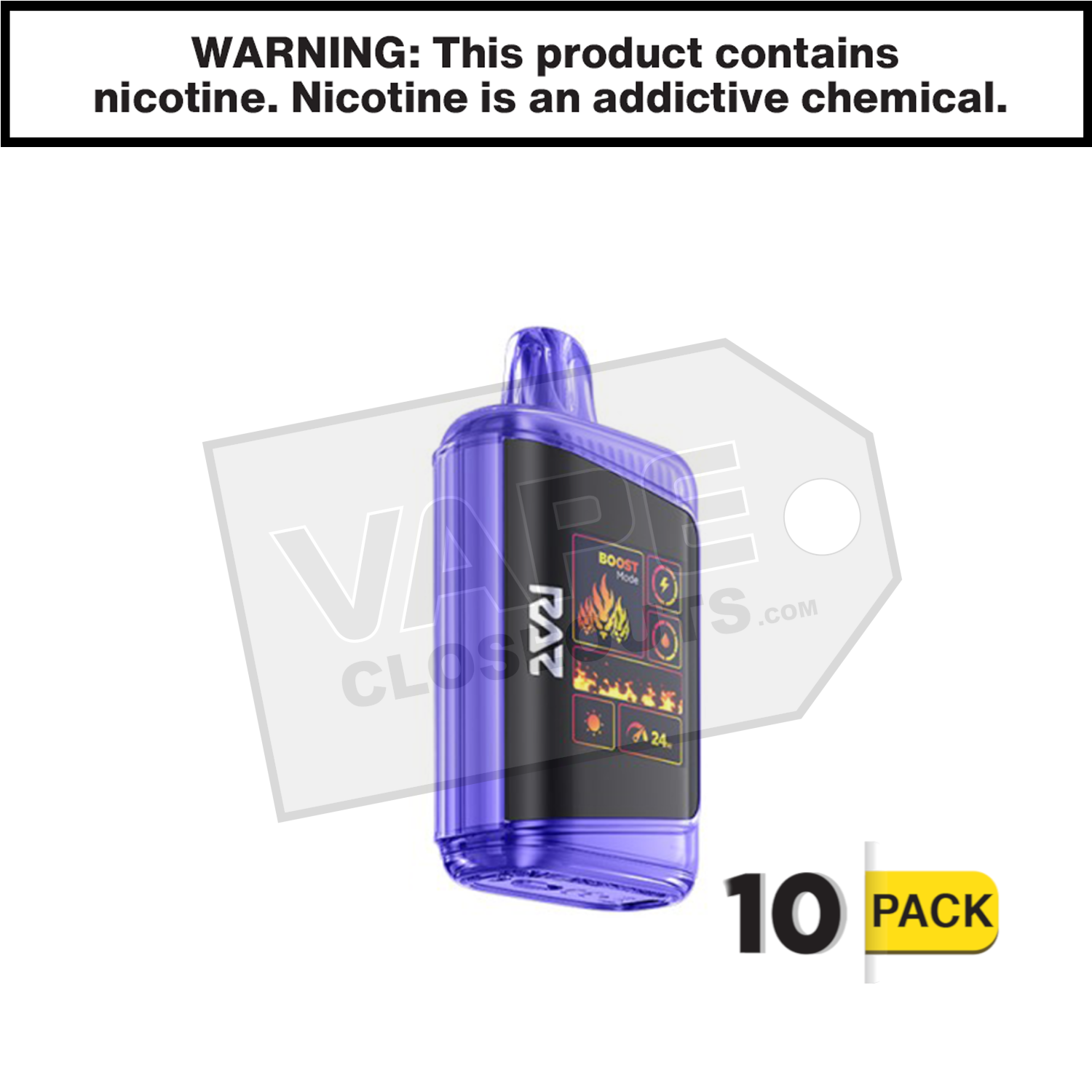 Bangin Sour Berries RAZ DC25000 Disposable Vape — image 2