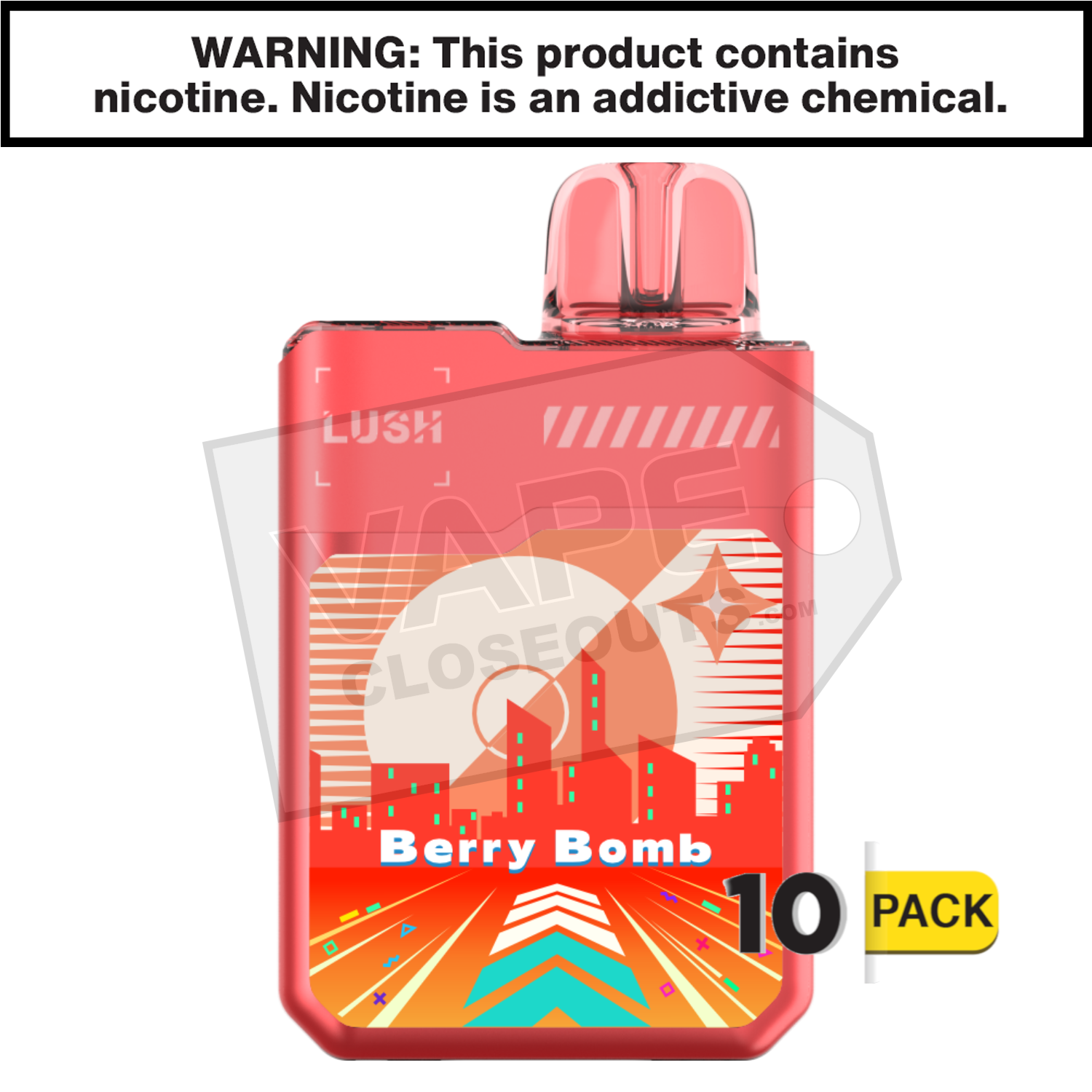Berry Bomb Geek Bar Digiflavor Lush 20K Disposable Vape — image 2