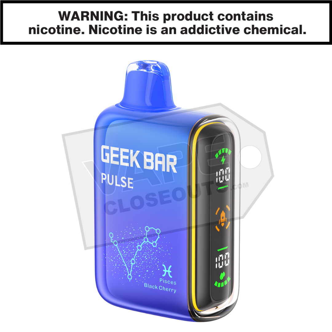 Black Cherry Geek Bar Pulse Disposable Vape