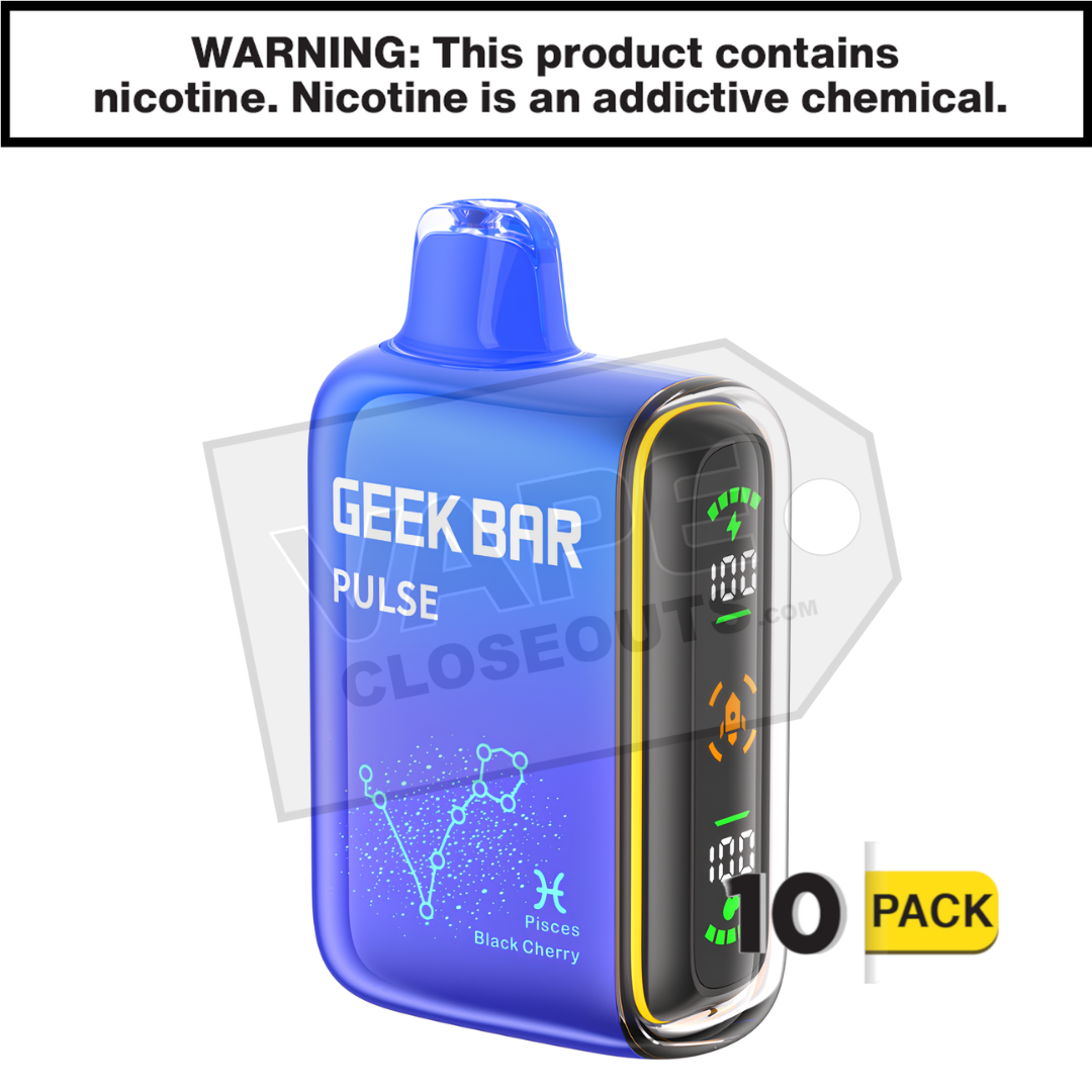 Black Cherry Geek Bar Pulse Disposable Vape — image 2