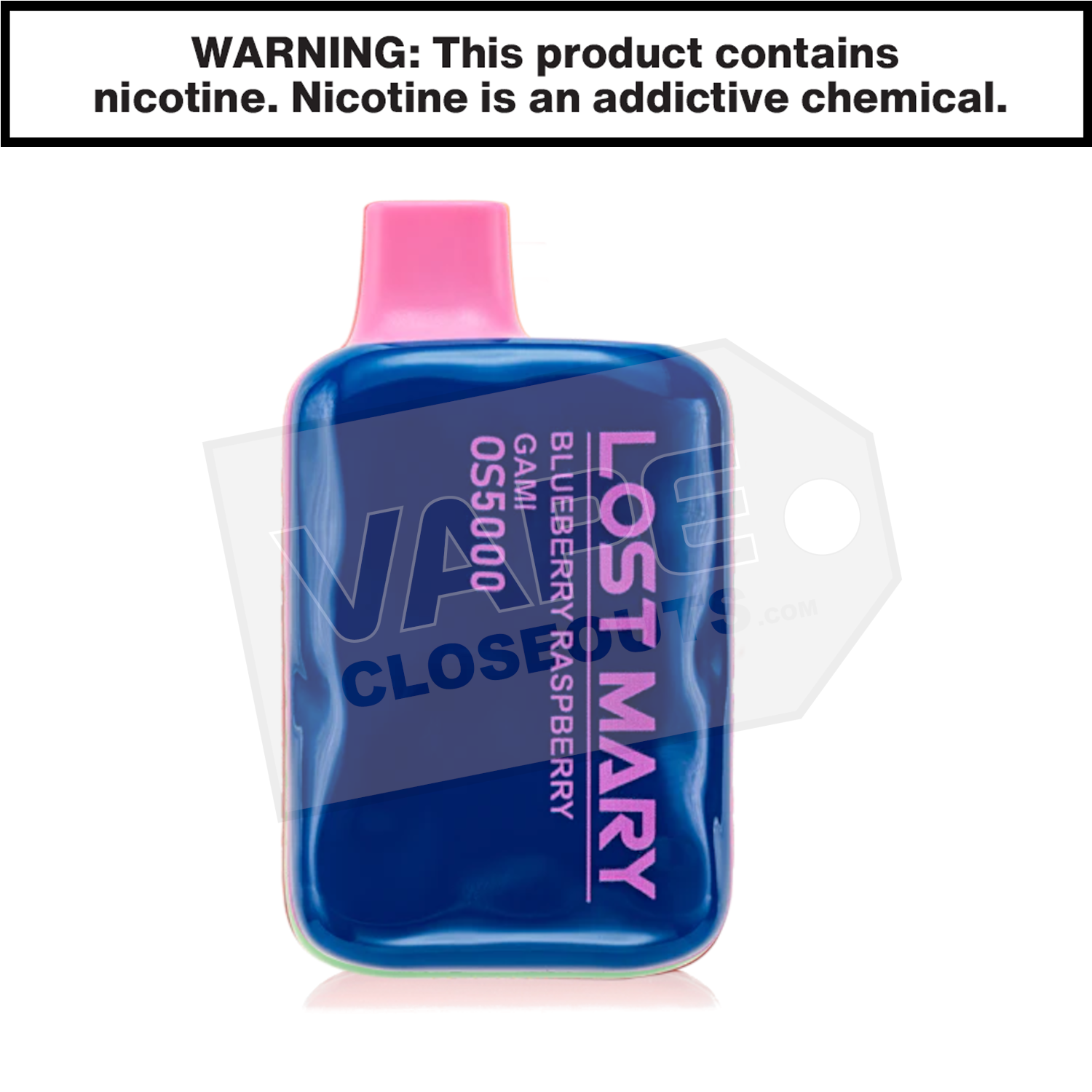 Blueberry Raspberry Gami Lost Mary OS5000 Disposable Vape