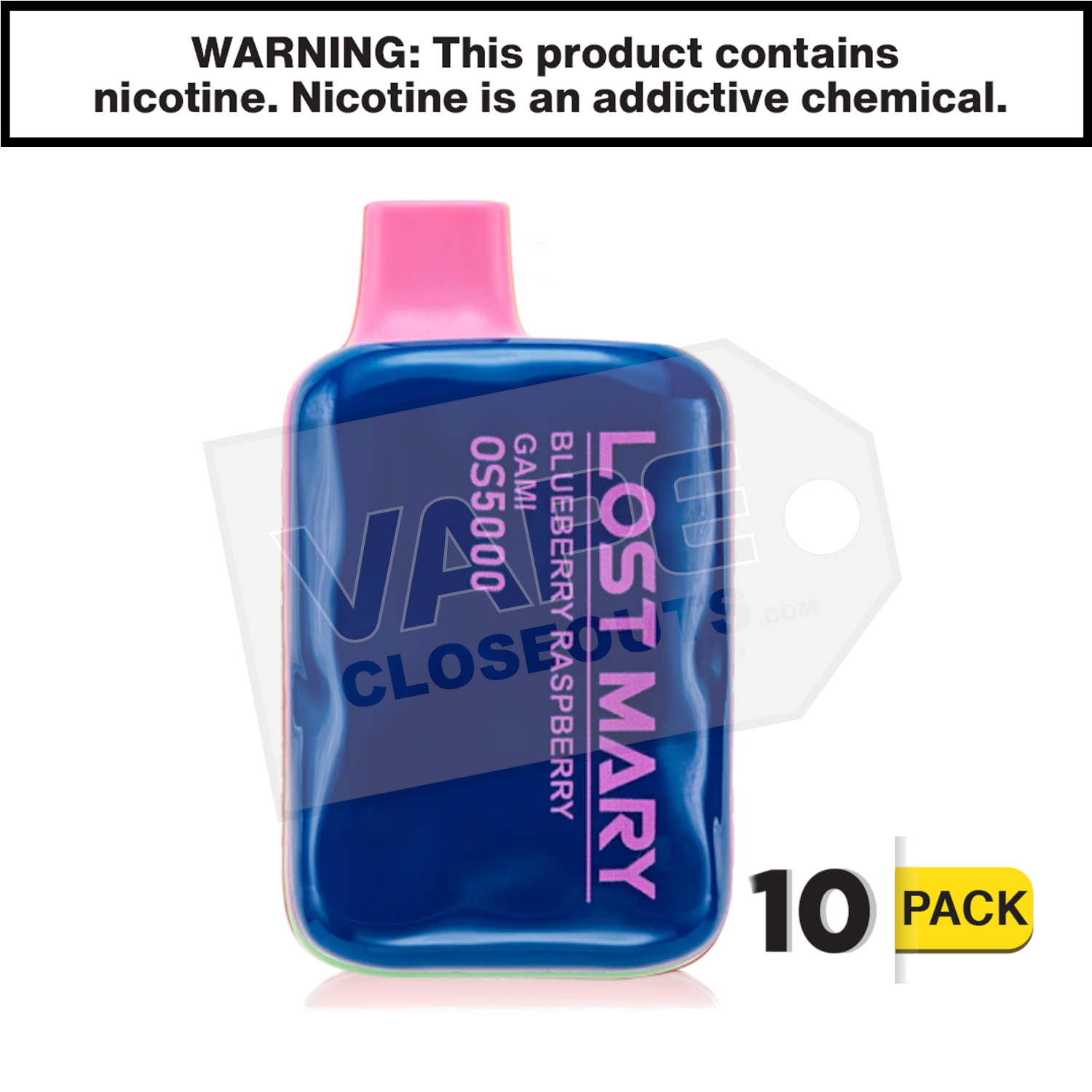 Blueberry Raspberry Gami Lost Mary OS5000 Disposable Vape — image 2