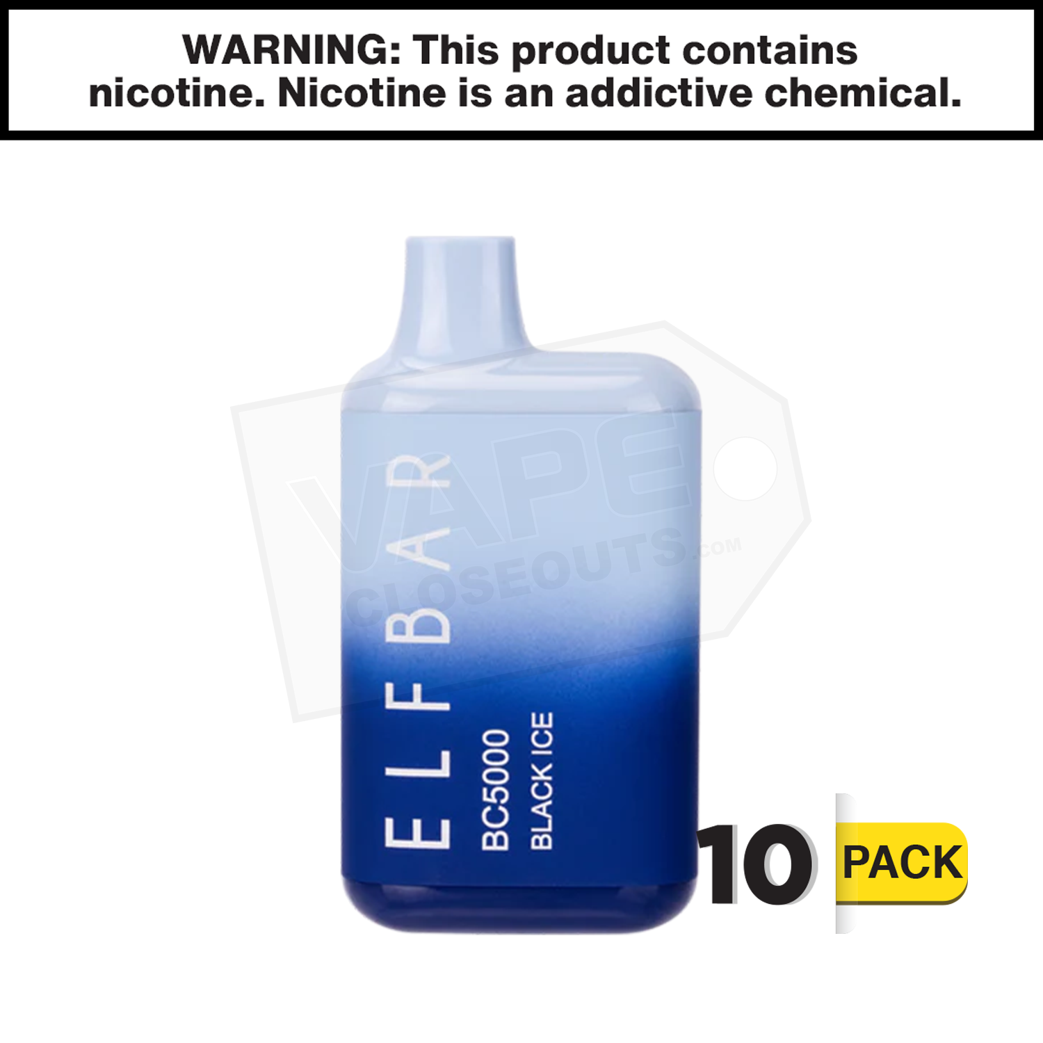 Black Ice ELF BAR (Black Winter) BC5000 EBDesign — image 2