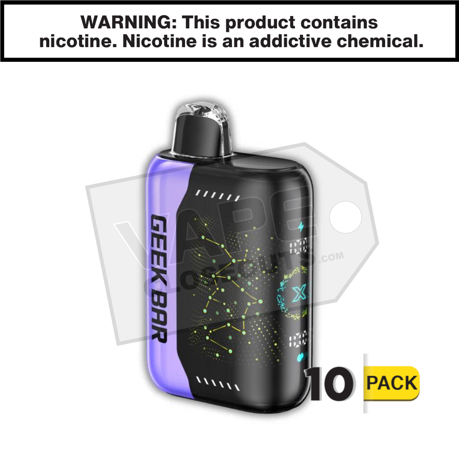 Blackberry B Pop Geek Bar Pulse X 25K Disposable Vape — image 2