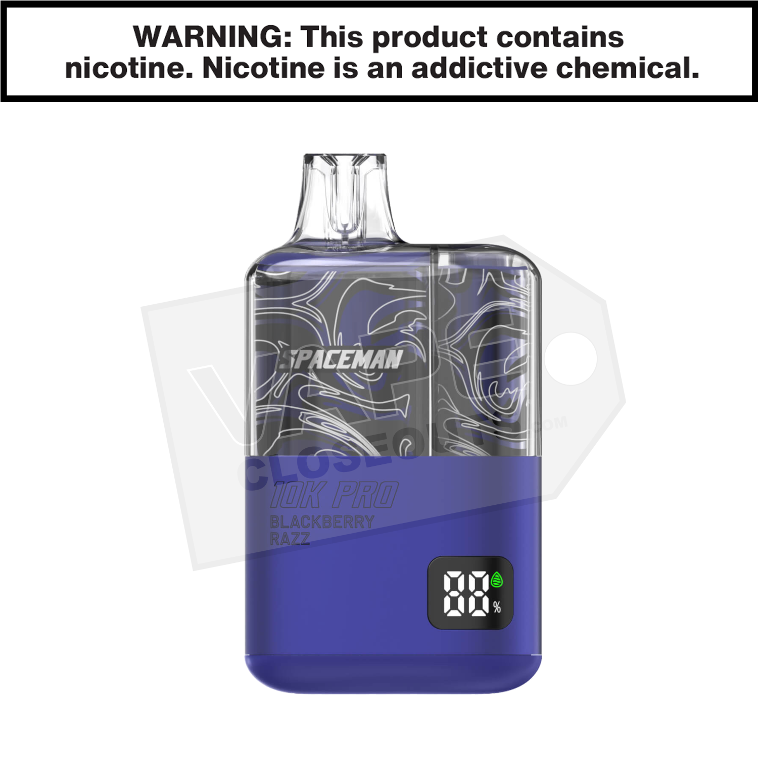 Blackberry Razz Spaceman 10K Pro - SMOK