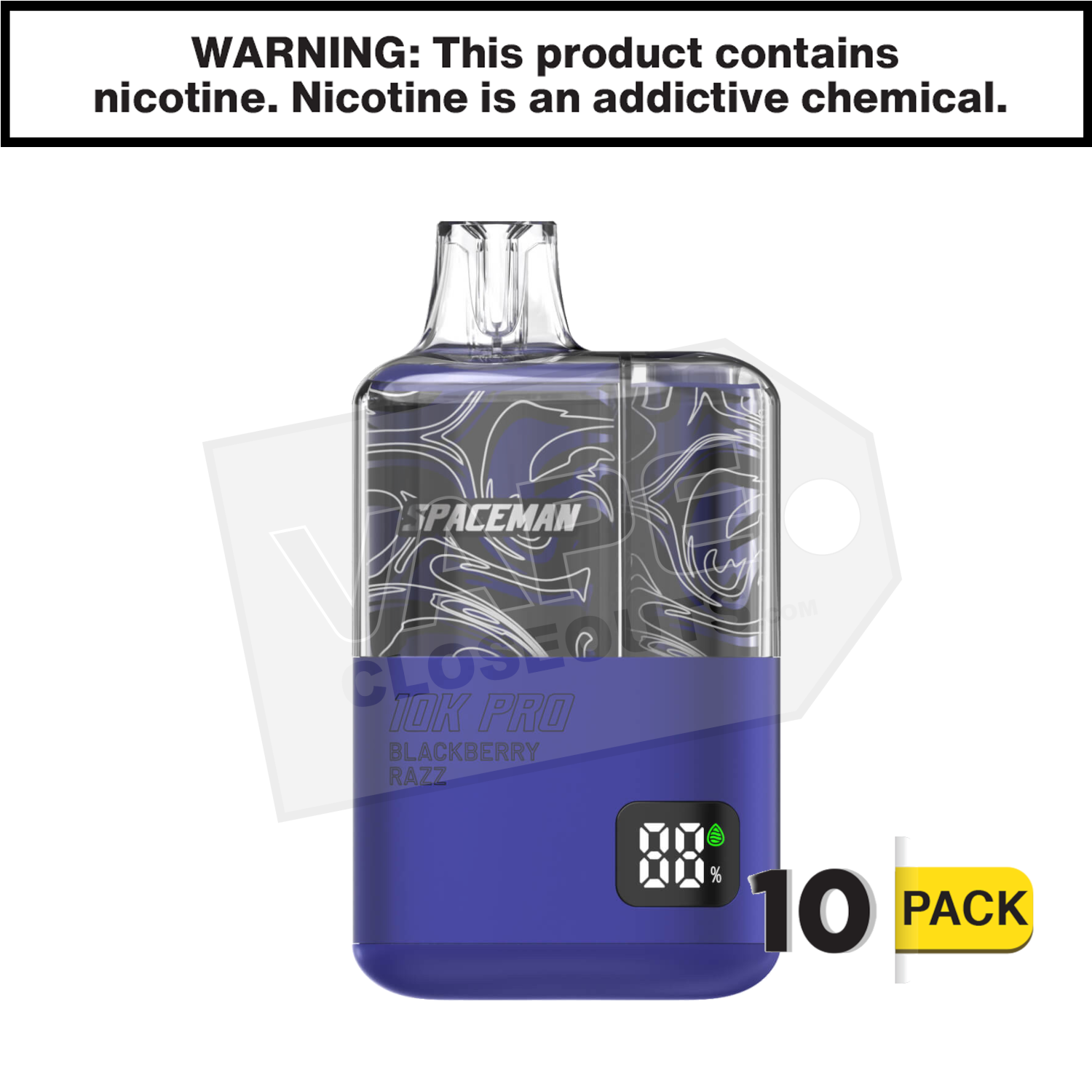 Blackberry Razz Spaceman 10K Pro - SMOK — image 2