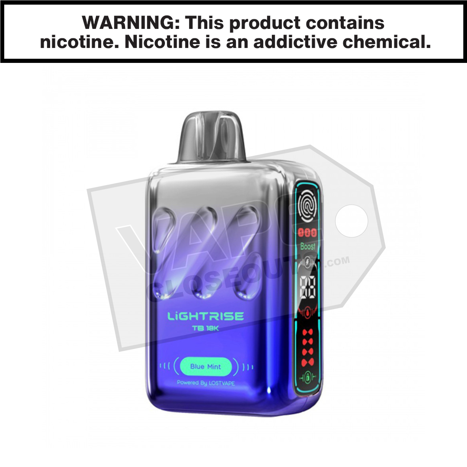 Blue Mint Lightrise TB 18K Vape