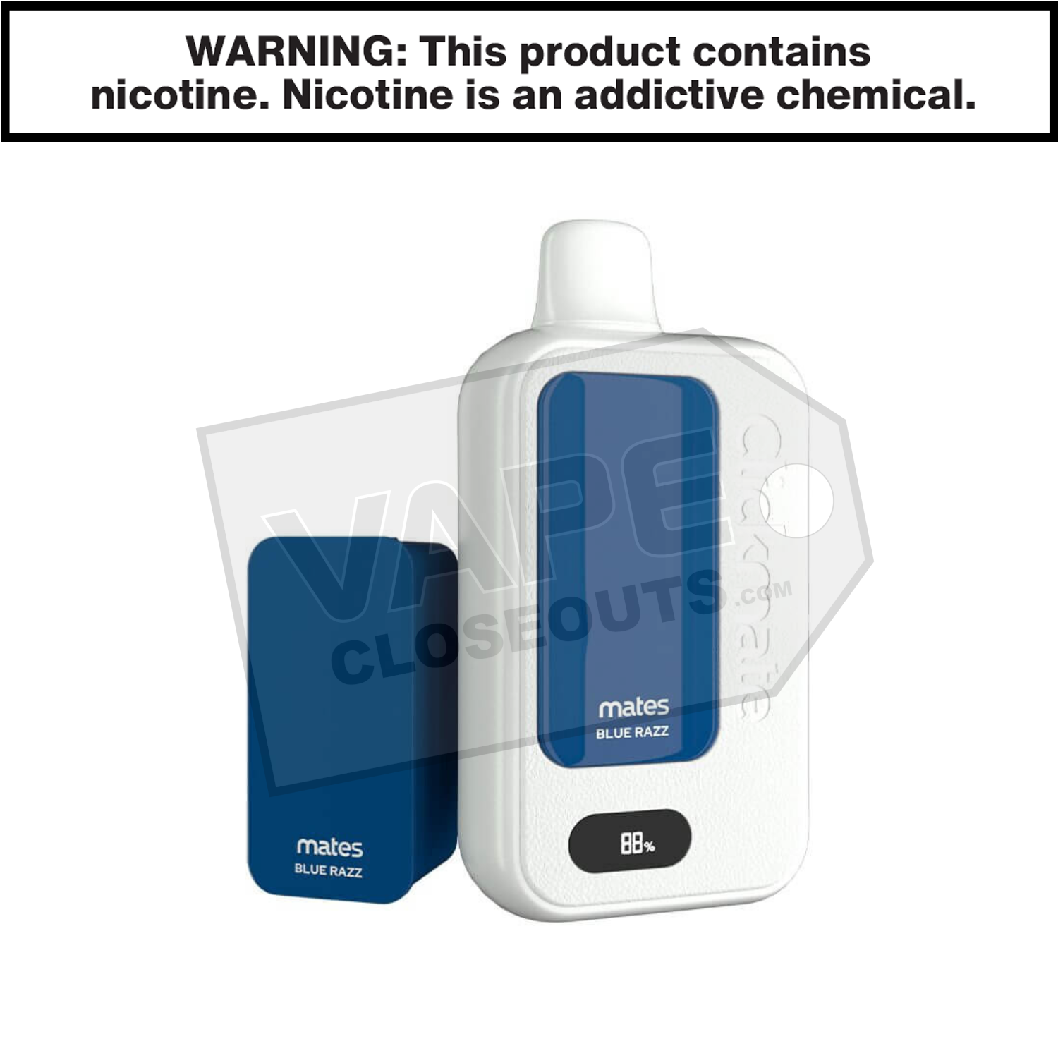 Blue Razz 7 Daze Clickmate 15000 Disposable Vape Kit