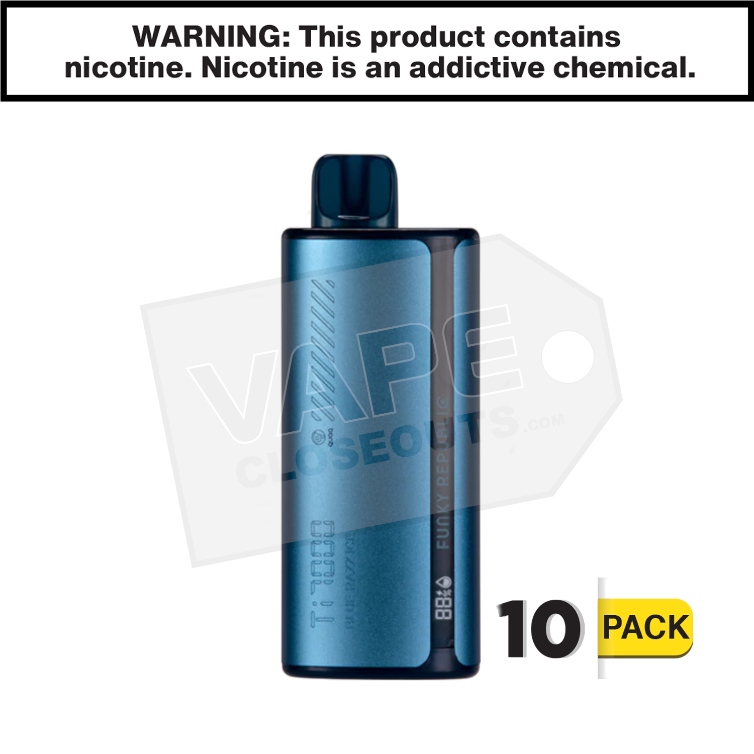 Blue Razz Ice Funky Republic Ti7000 — image 2