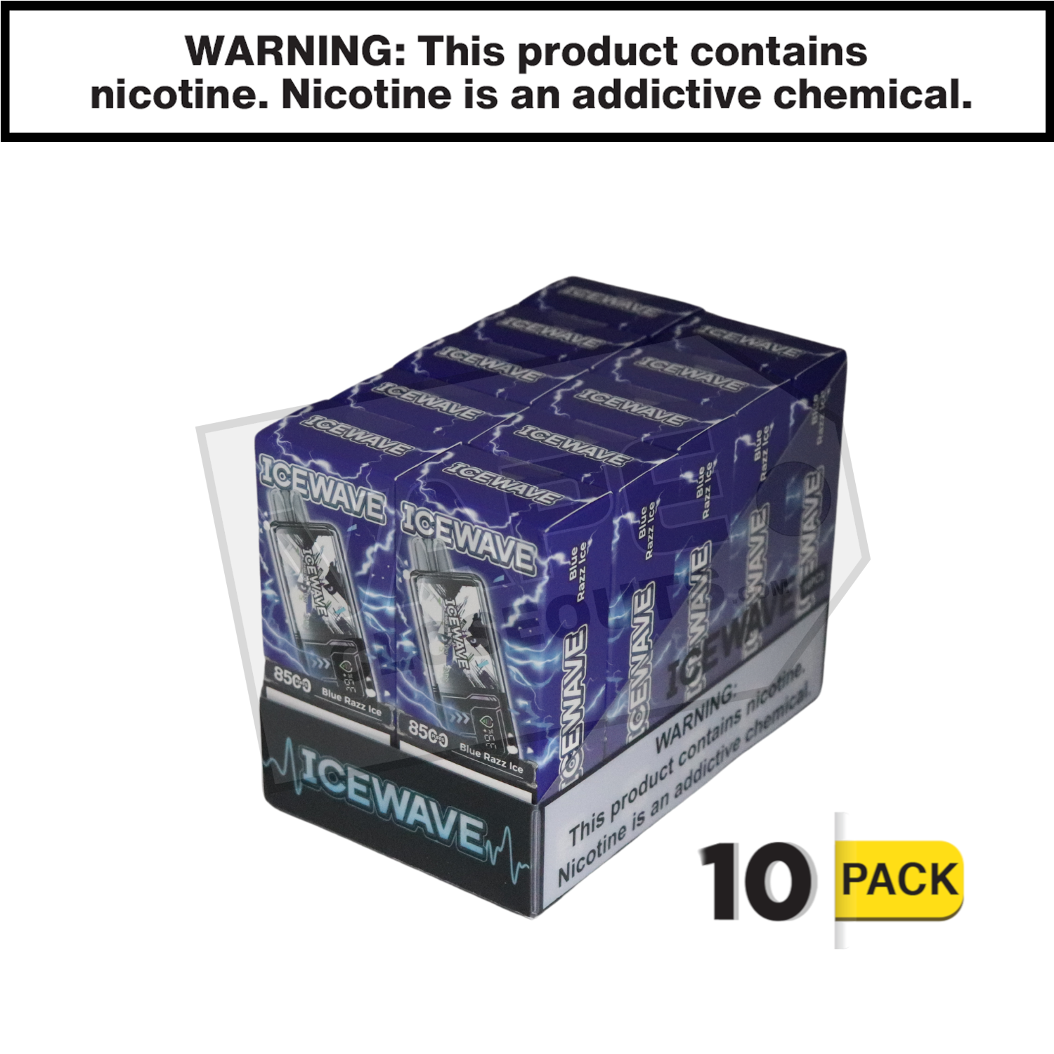 Blue Razz Ice Icewave X8500 Disposable Vape — image 2