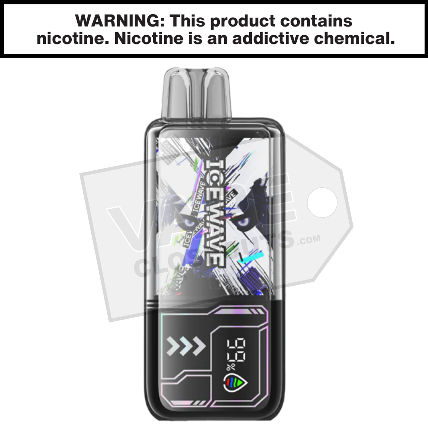 Blue Razz Ice Icewave X8500 Disposable Vape — image 3