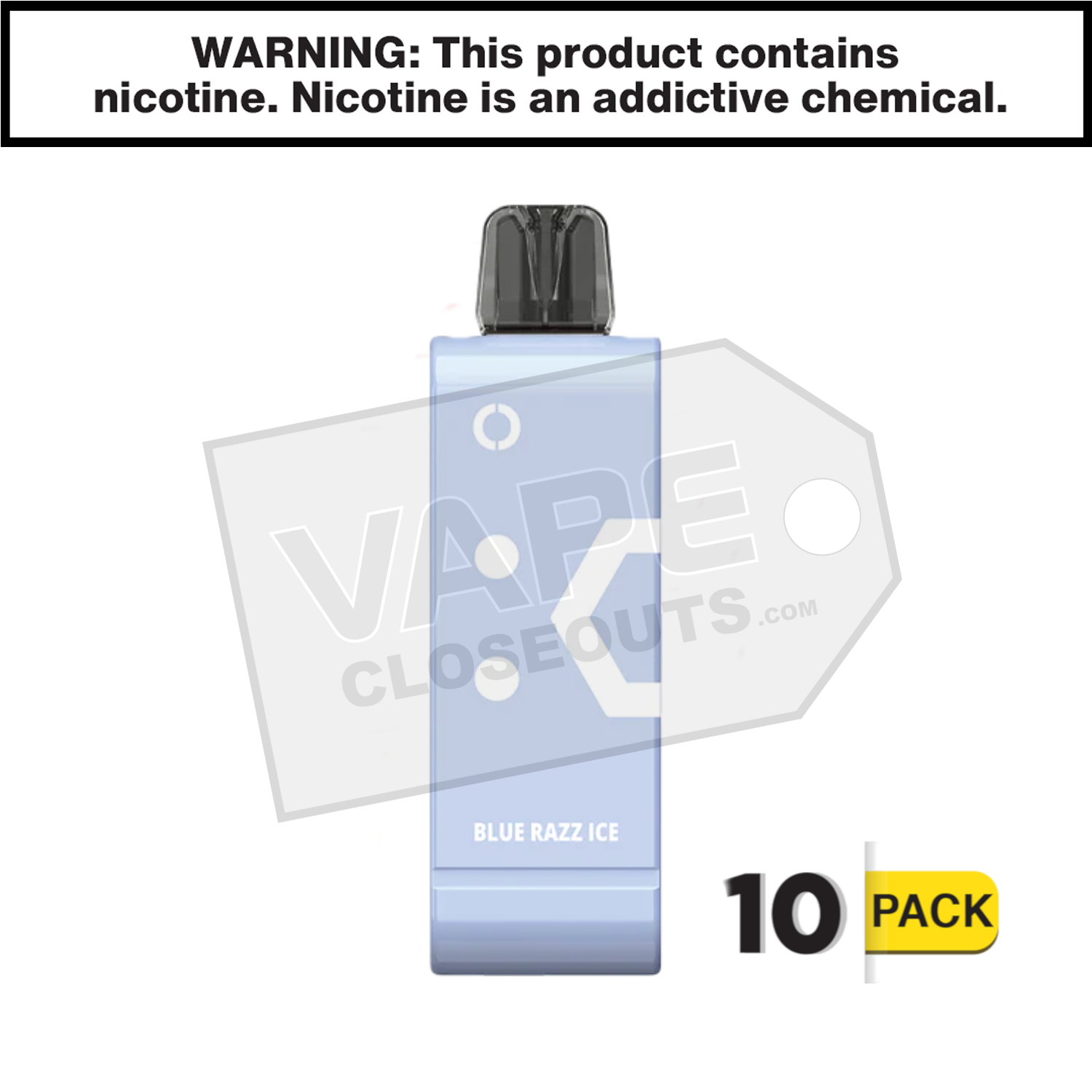 Blue Razz Ice OFF STAMP SW9000 Disposable — image 2