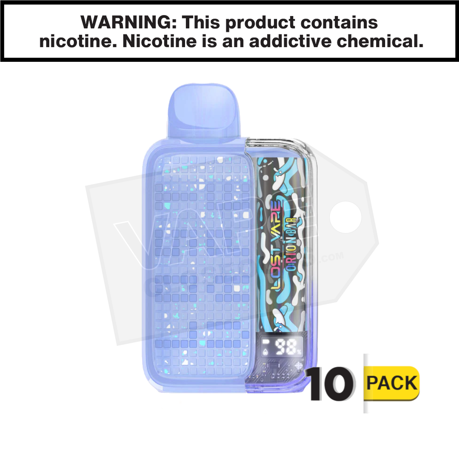 Blue Razz Ice Orion Bar 10000 Lost Vape Disposable — image 2