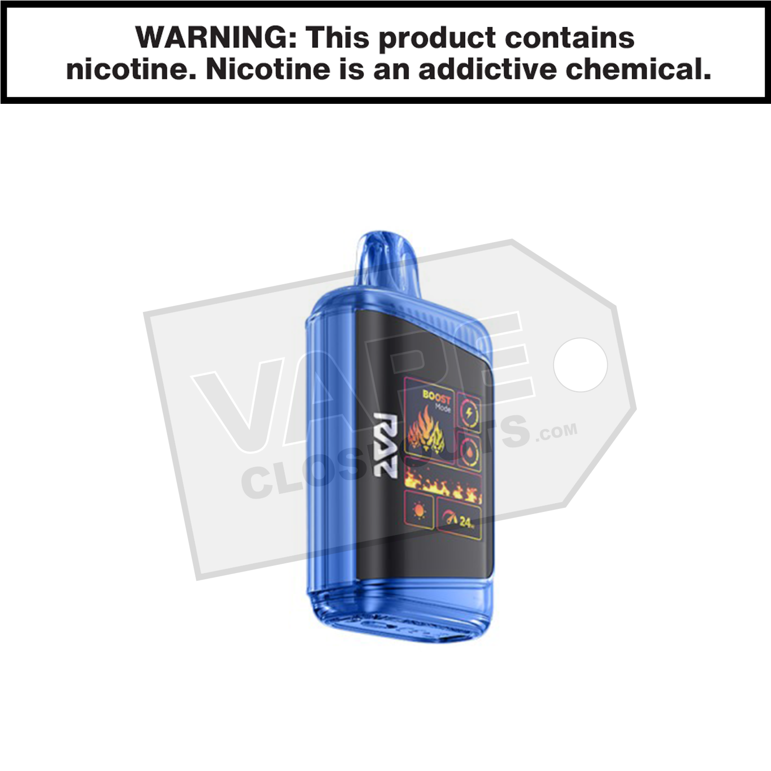 Blue Razz Ice RAZ DC25000 Disposable Vape