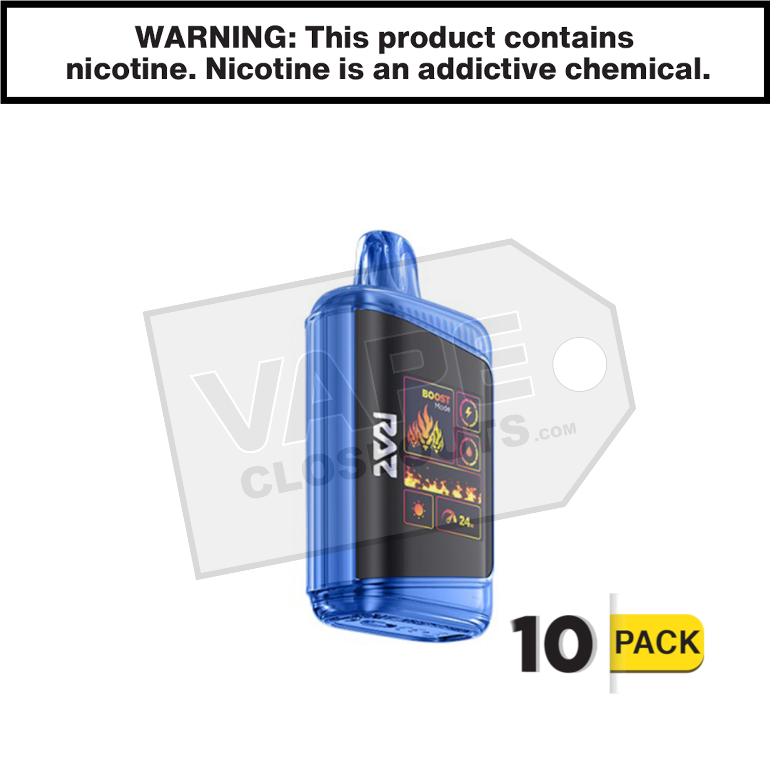 Blue Razz Ice RAZ DC25000 Disposable Vape — image 2