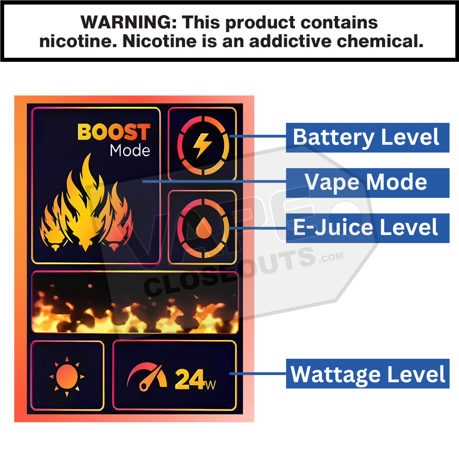 Blue Razz Ice RAZ DC25000 Disposable Vape — image 3
