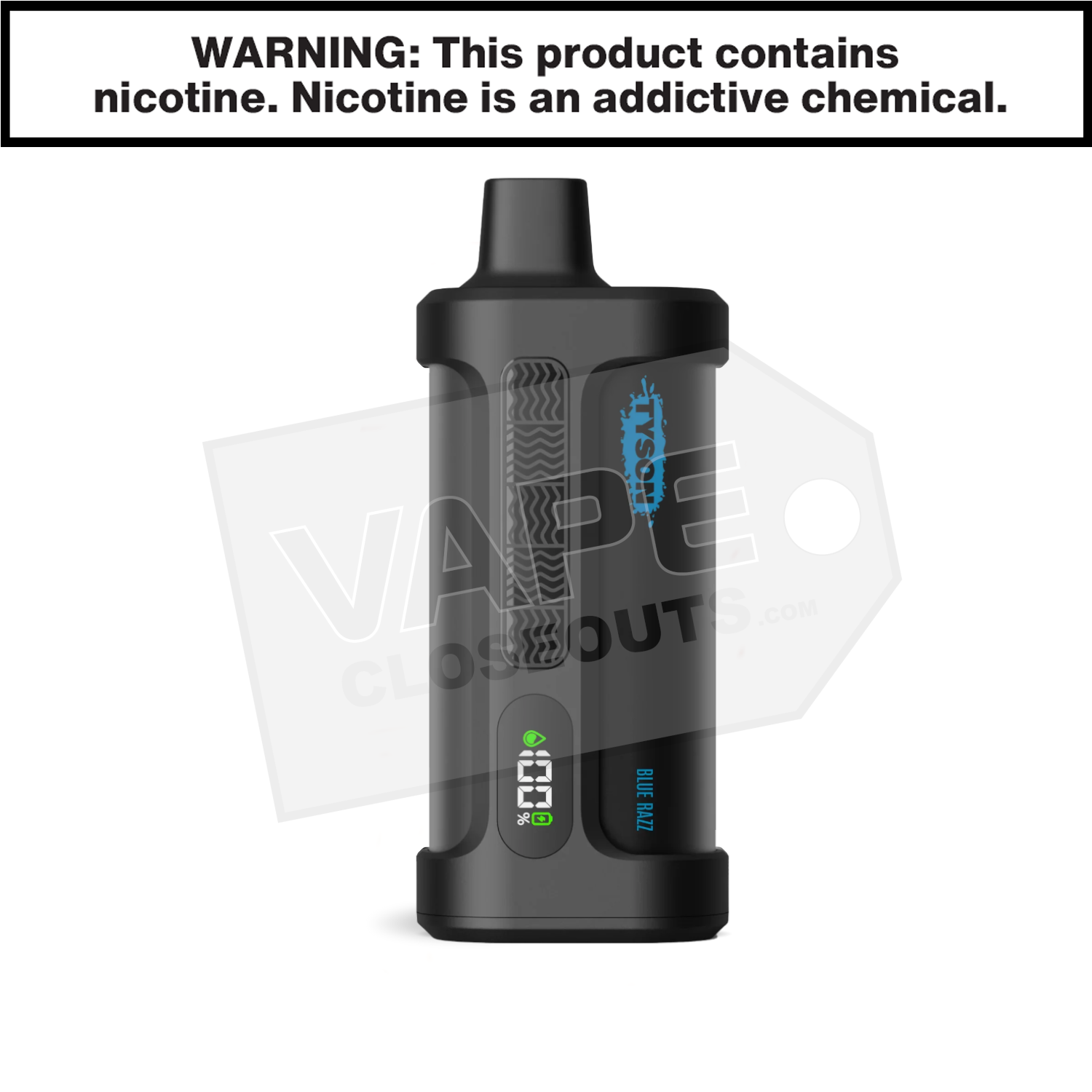 Blue Razz Tyson 2.0 Iron Mike 15,000 Puff Disposable Vape