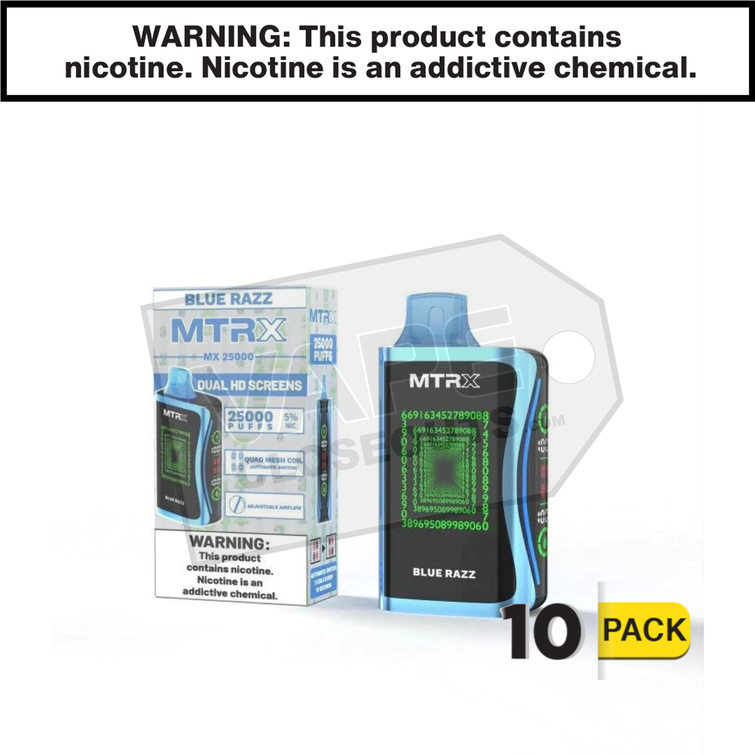 Blue Razz MTRX MX 25000 Disposable Vape — image 2