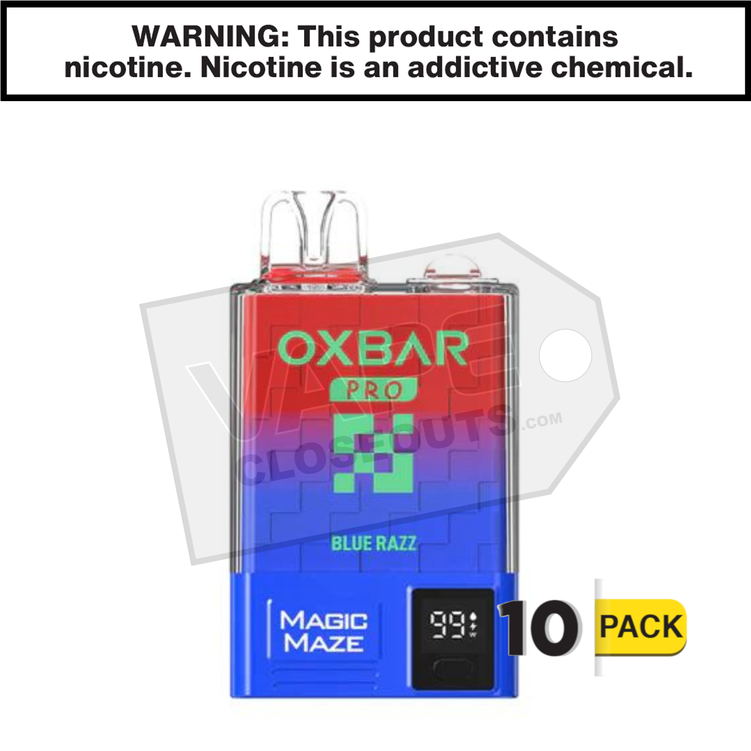 Blue Razz OXBAR Magic Maze Pro 10K — image 2