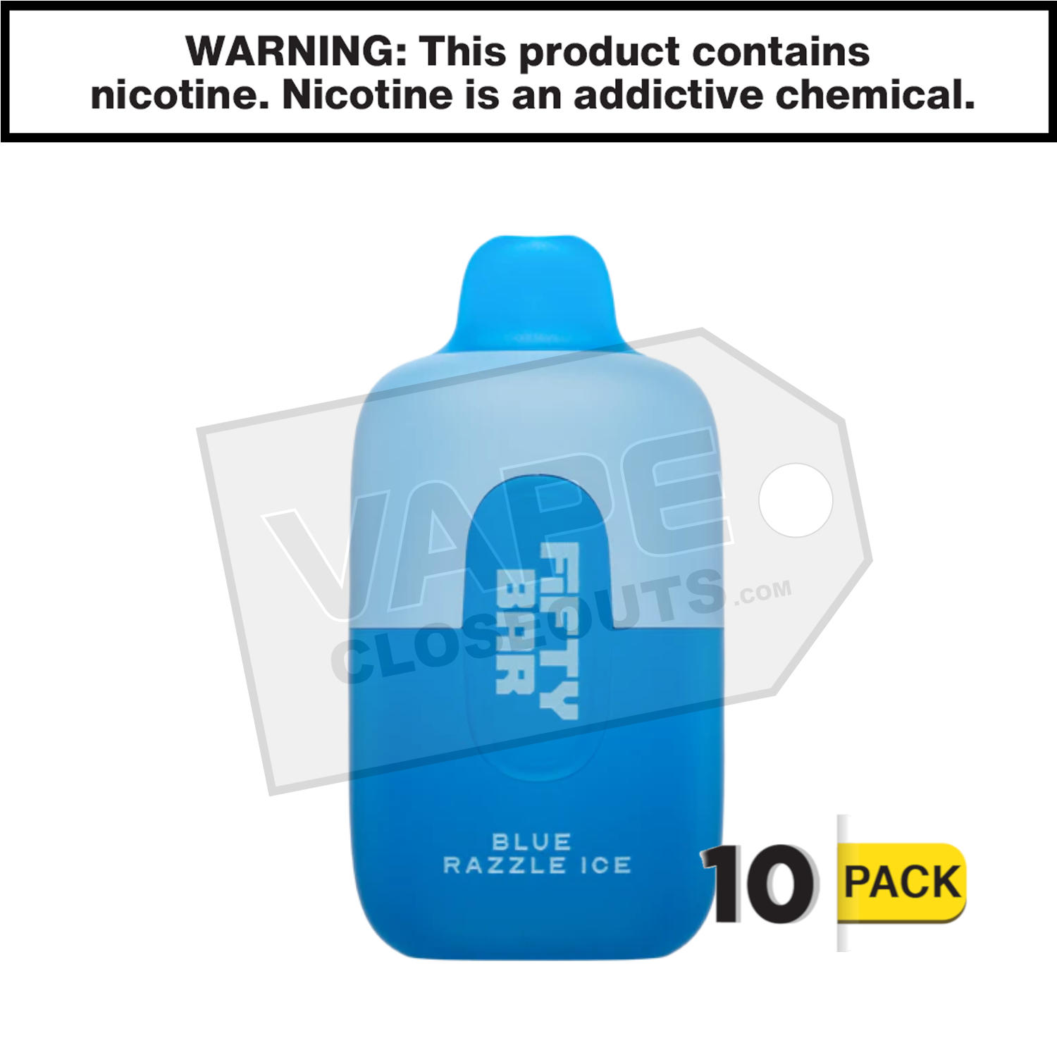 Blue Razzle Ice Fifty Bar Beard Vape — image 2