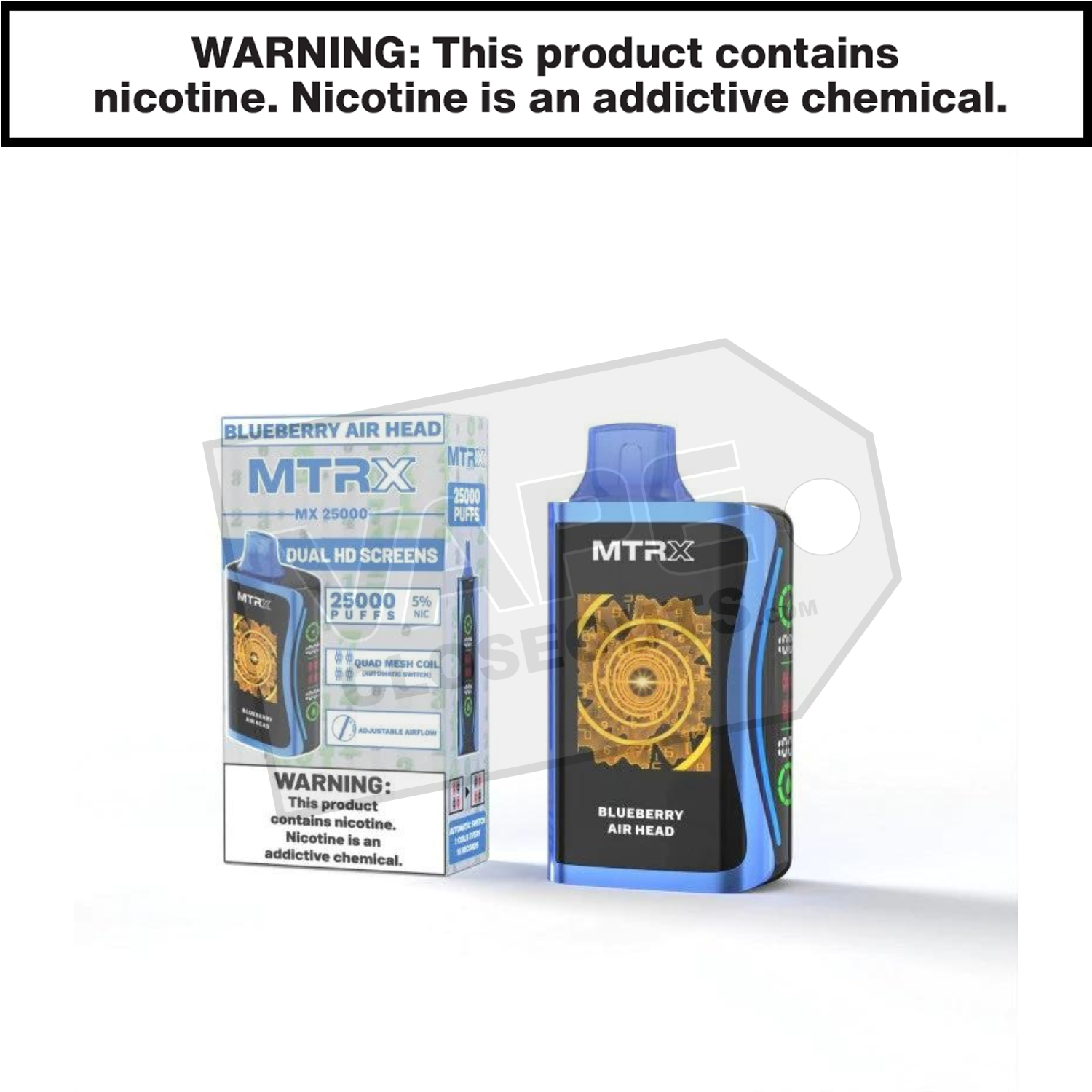 Blueberry Air Head MTRX MX 25000 Disposable Vape
