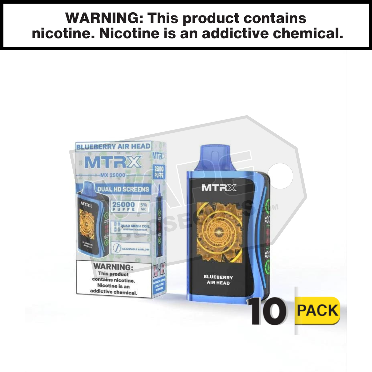 Blueberry Air Head MTRX MX 25000 Disposable Vape — image 2