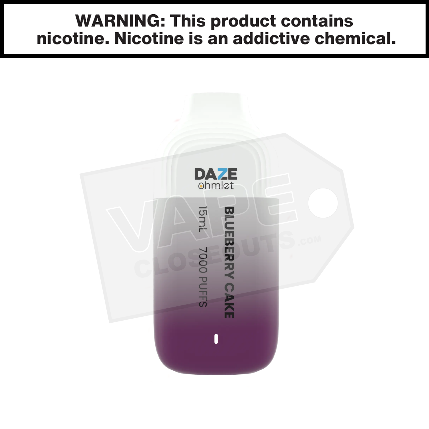 Blueberry Cake 7 Daze Ohmlet Disposable Vape