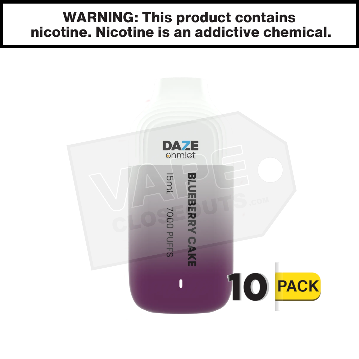 Blueberry Cake 7 Daze Ohmlet Disposable Vape — image 2
