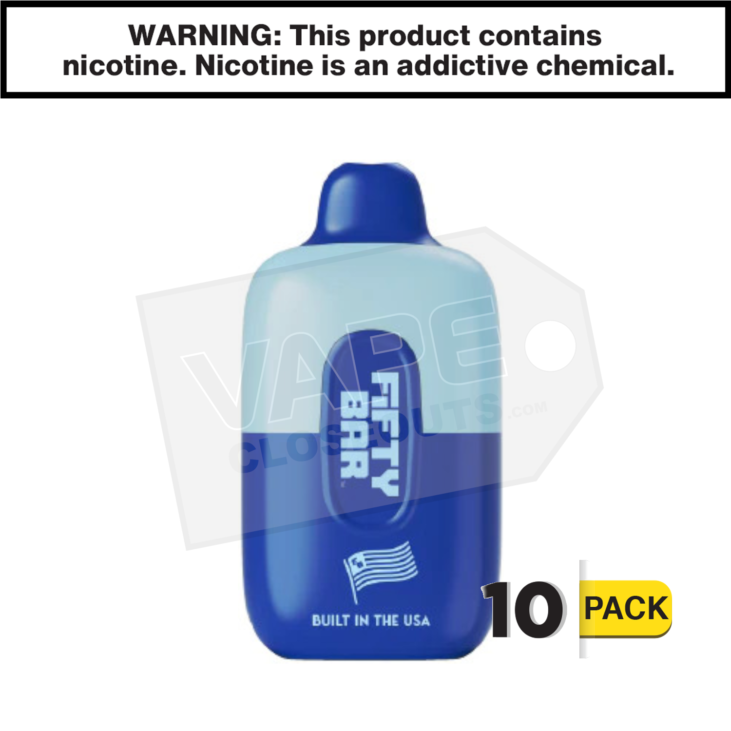 Blueberry Cereal Donut Milk Fifty Bar Beard Vape — image 2