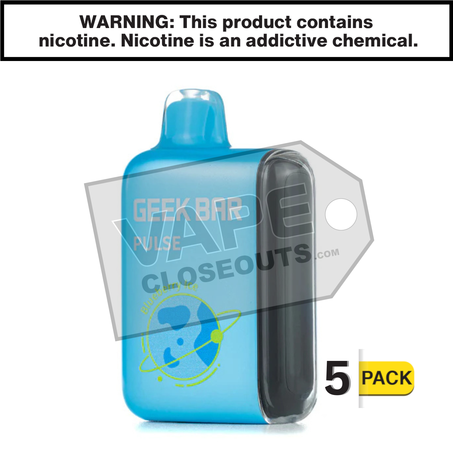 Blueberry Ice Geek Bar Pulse Disposable Vape