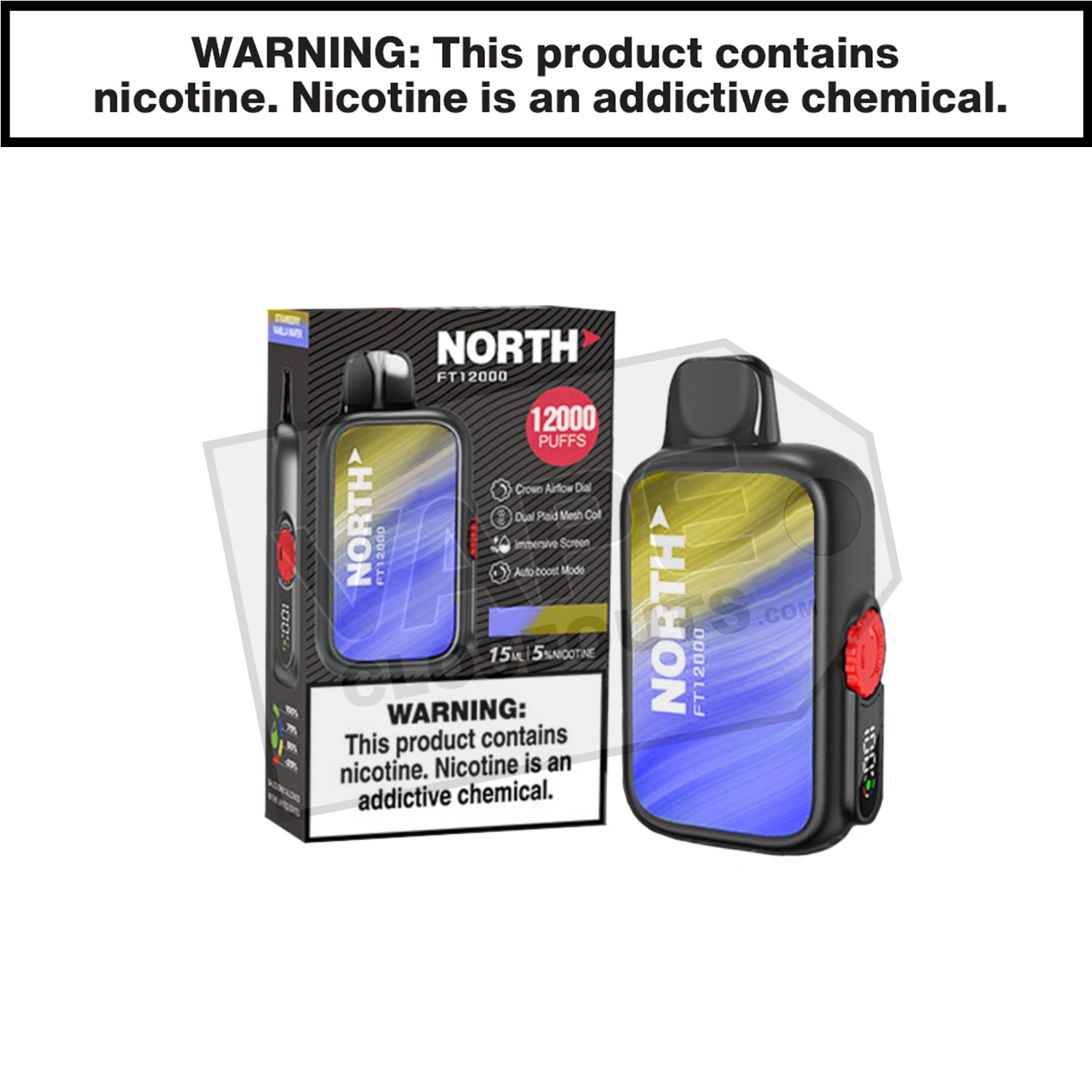 Blueberry Lemon North FT12000 Disposable Vape