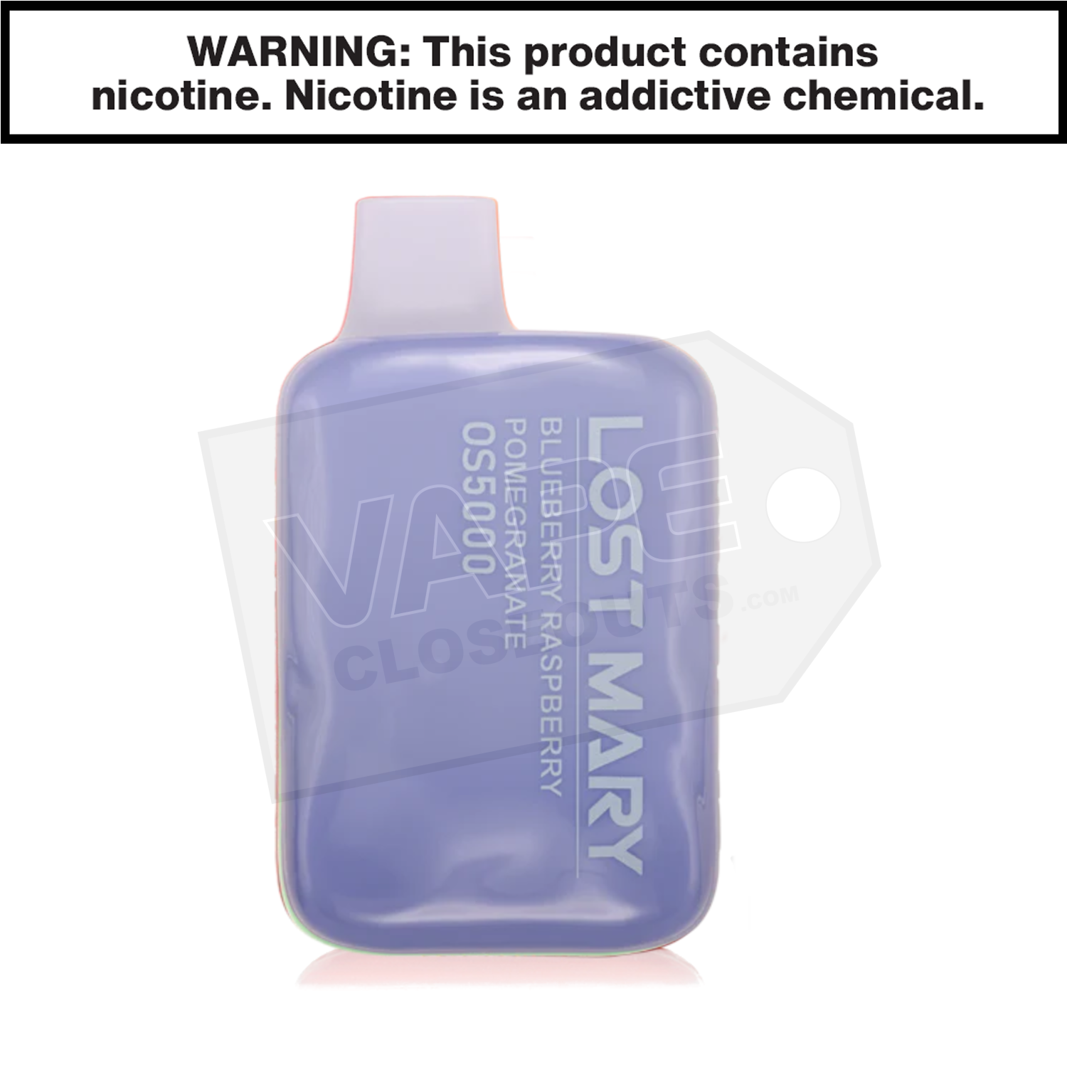 Blueberry Raspberry Pomegranate Lost Mary OS5000 Disposable Vape