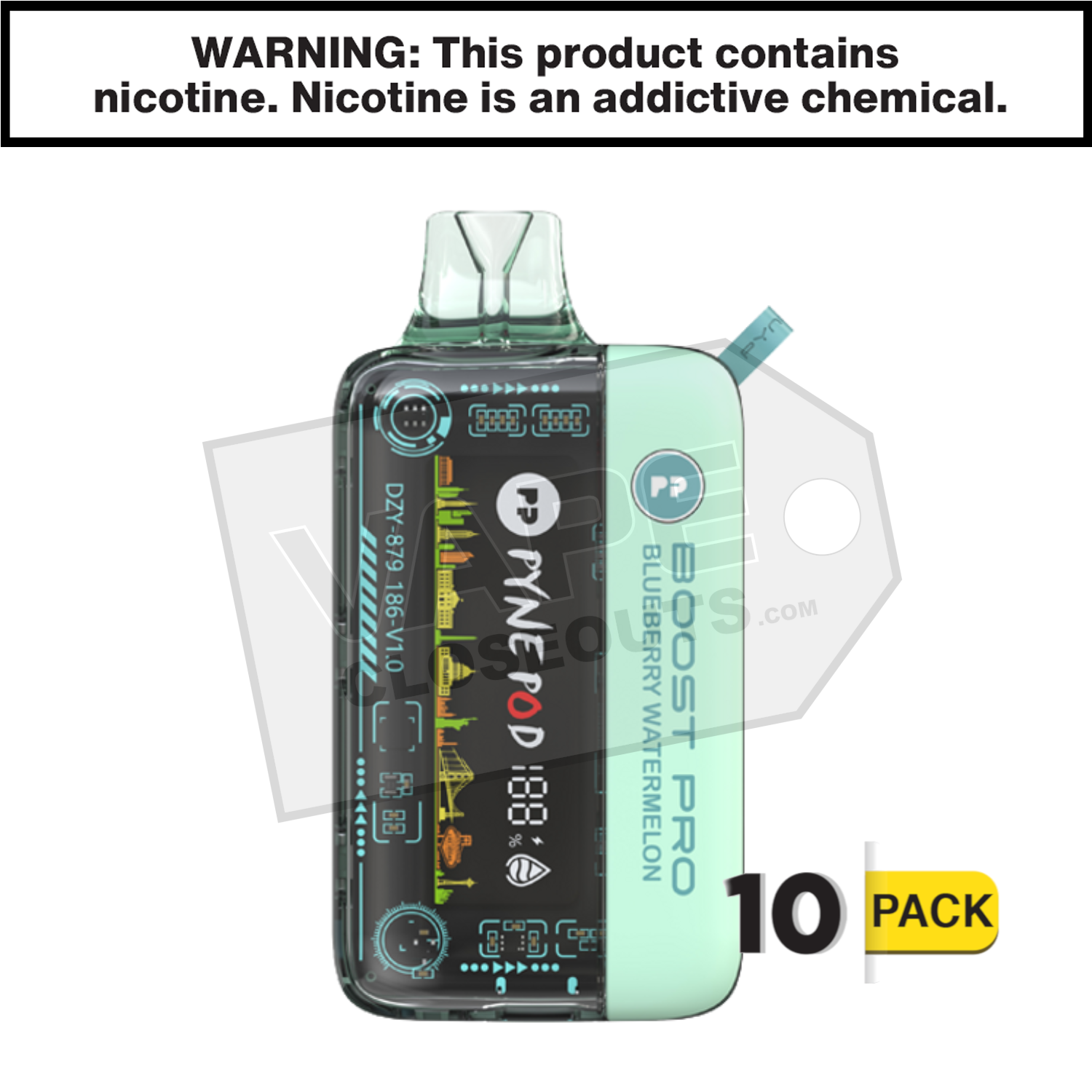 Blueberry Watermelon Pyne Pod Boost Pro 20K Disposable Vape — image 2