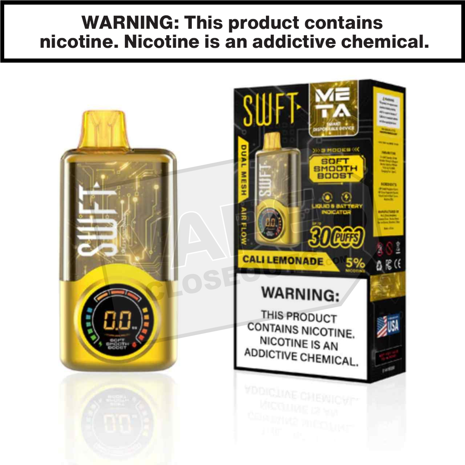 Cali Lemonade SWFT Meta 30K Disposable Vape