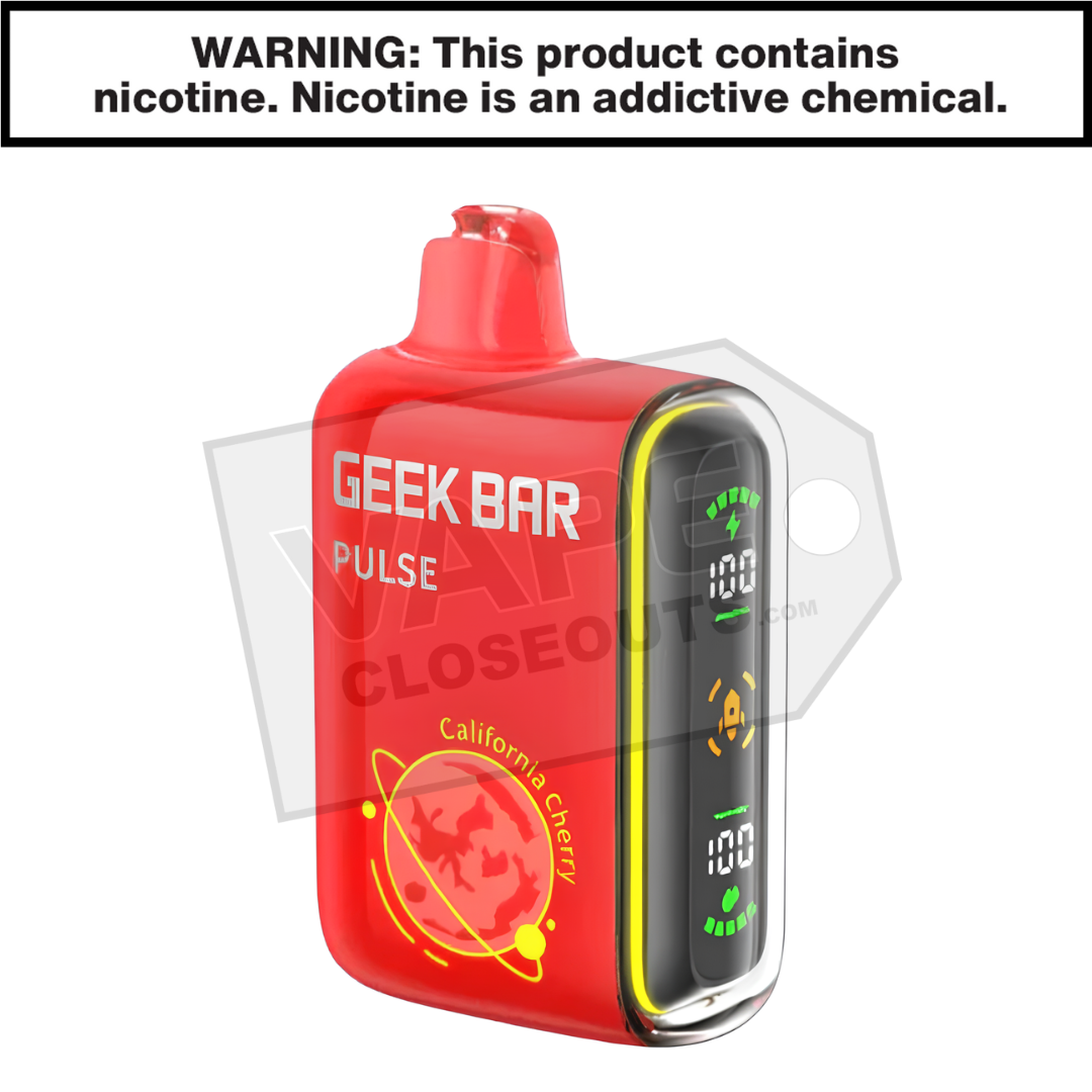 California Cherry Geek Bar Pulse Disposable Vape